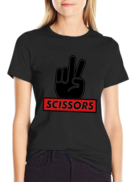Rock Paper Scissors - Scissors Graphic Tee