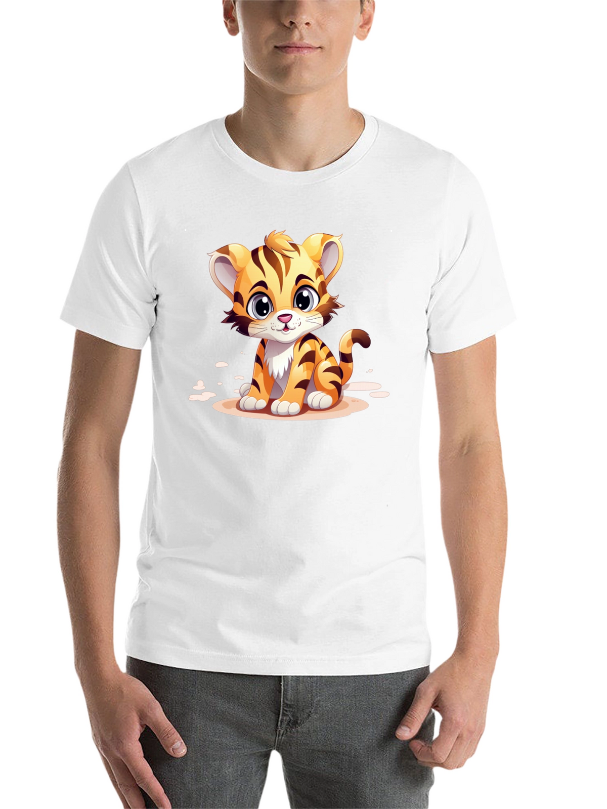 Cute Cartoon Tiger T-Shirt