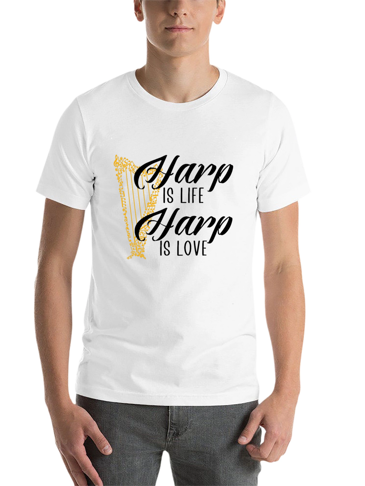 Harp is Life Harp is Love Tee