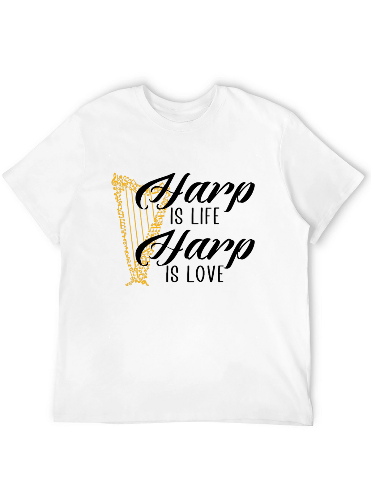Harp is Life Harp is Love Tee