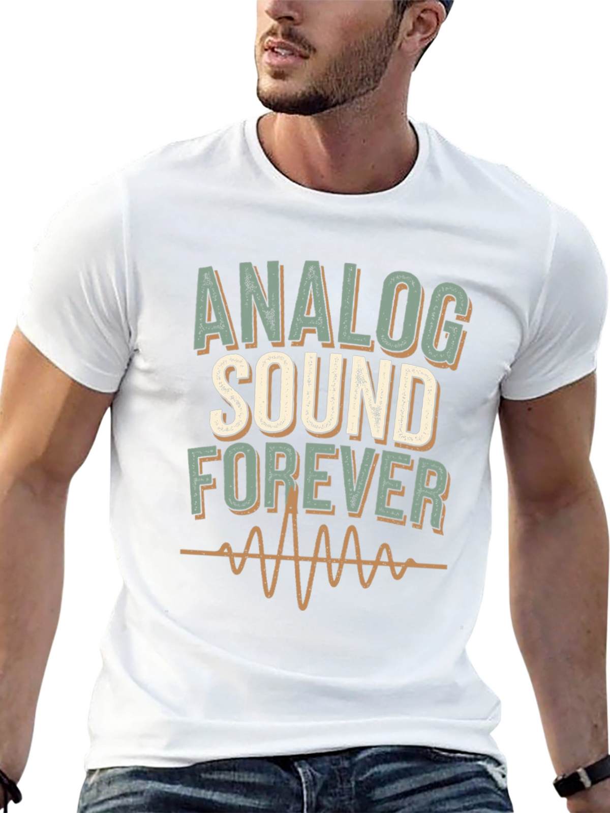 Analog Sound Forever Black T-Shirt