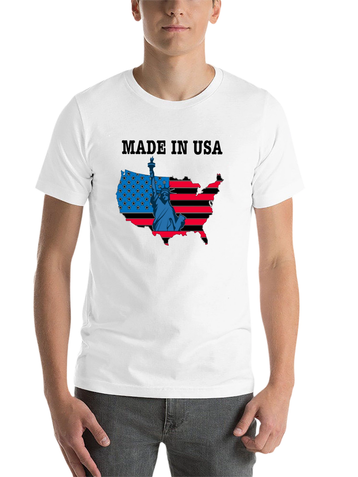 Made in USA Patriotic T-Shirt