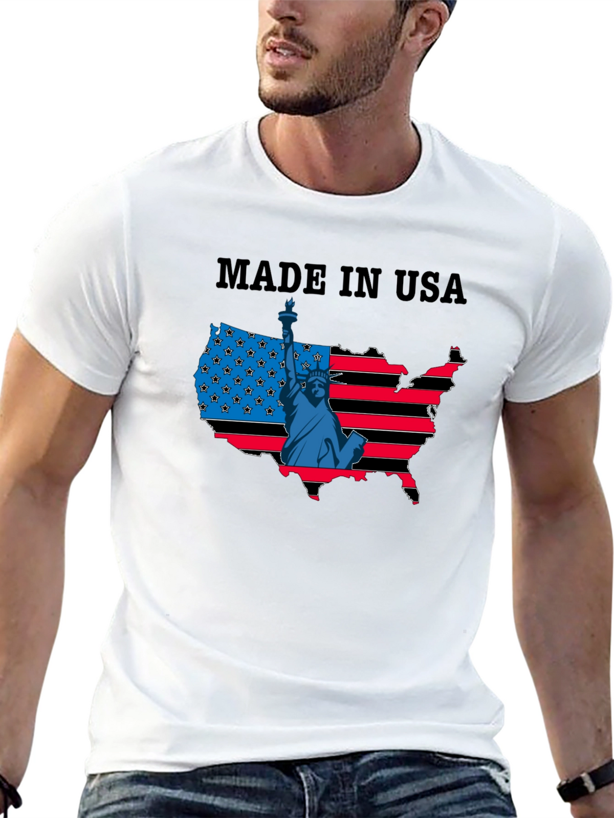 Made in USA Patriotic T-Shirt