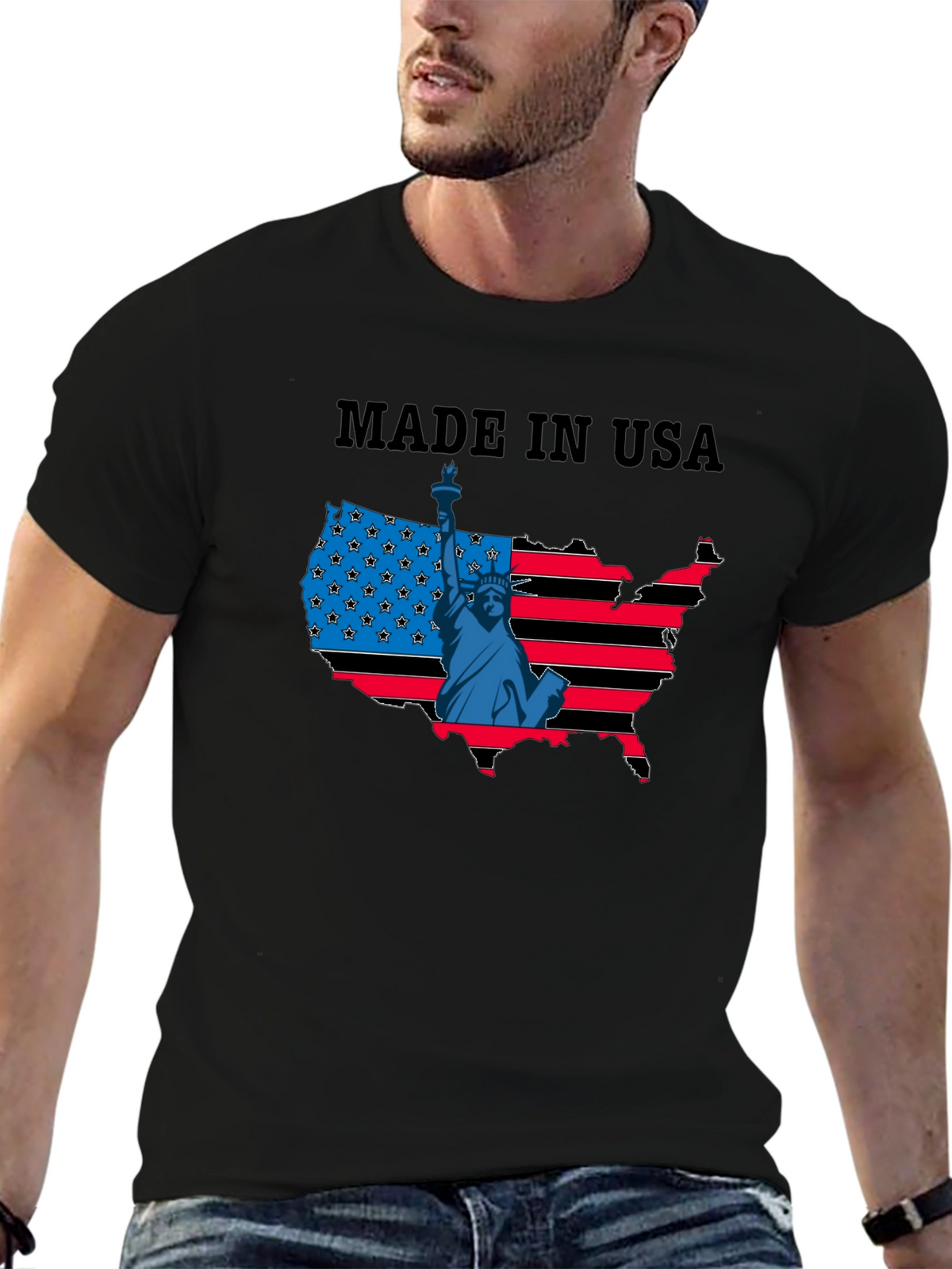 Made in USA Patriotic T-Shirt