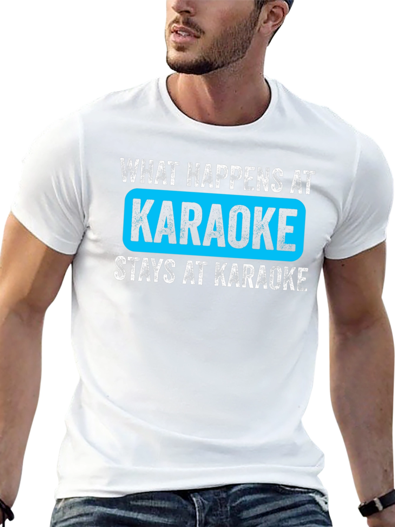 What Happens at Karaoke Black T-Shirt
