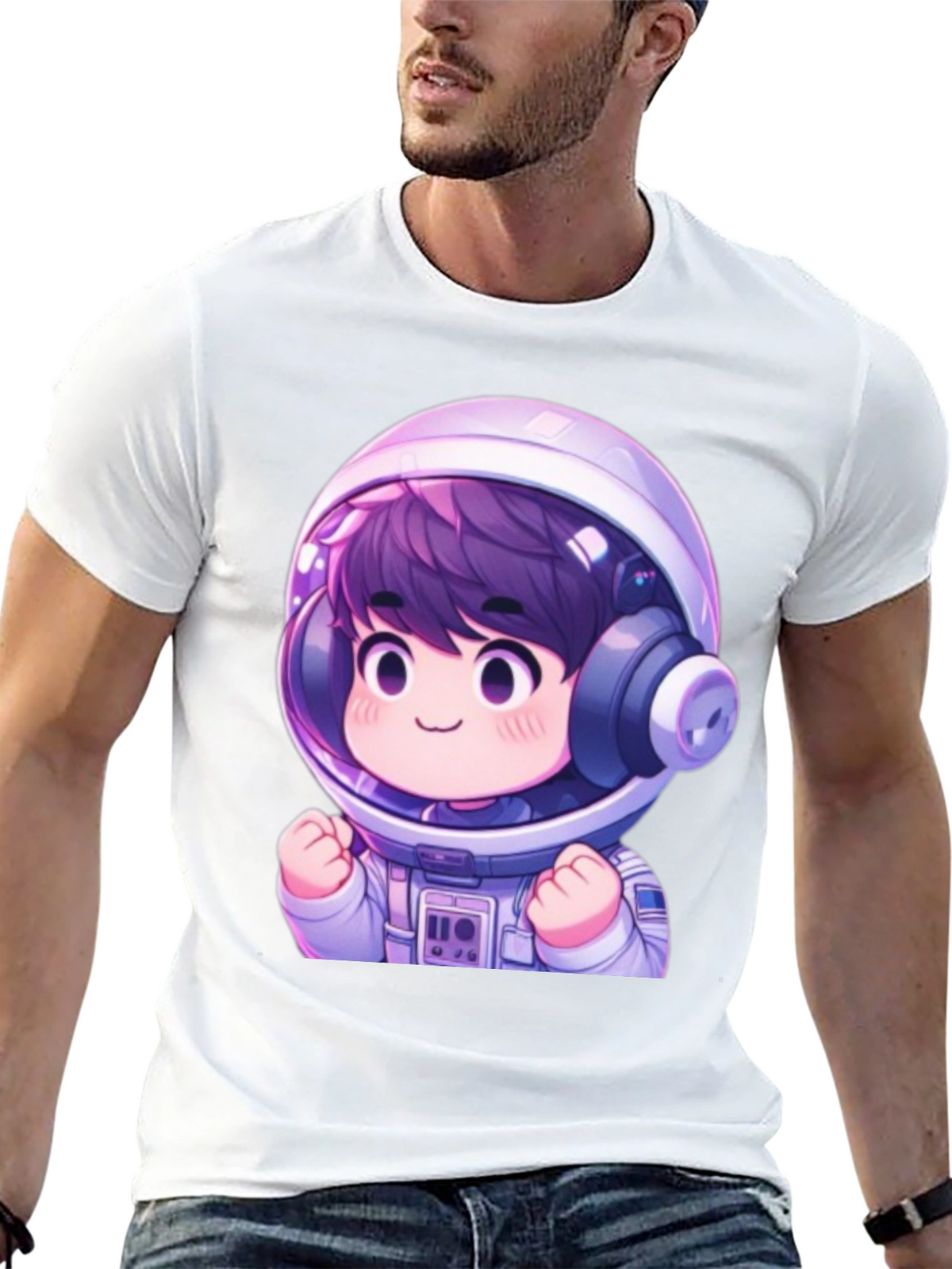 Cute Astronaut Graphic Tee