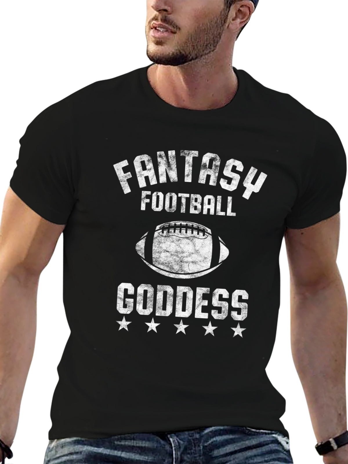 Fantasy Football Goddess Graphic T-Shirt