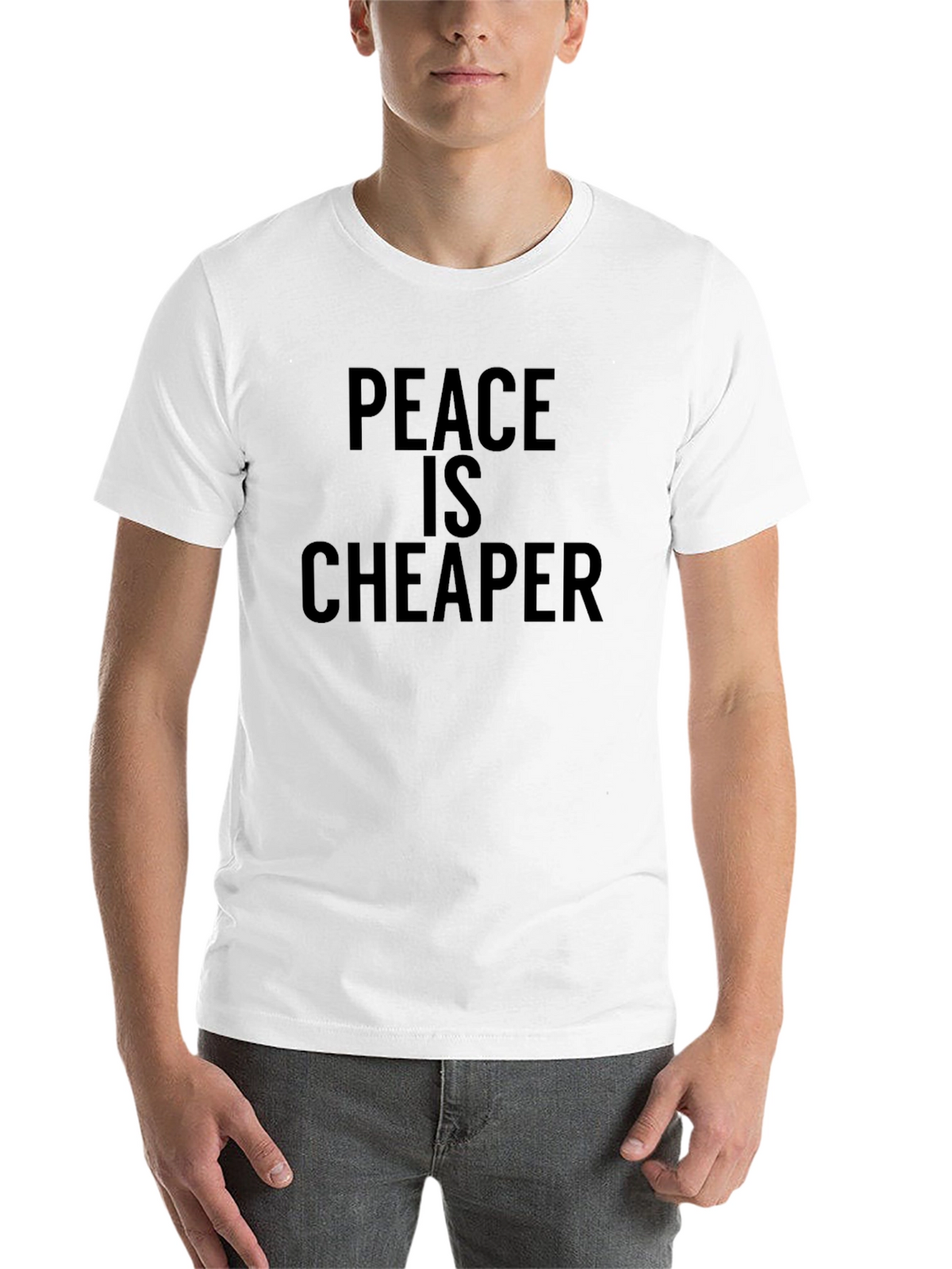 Peace is Cheaper Graphic T-Shirt