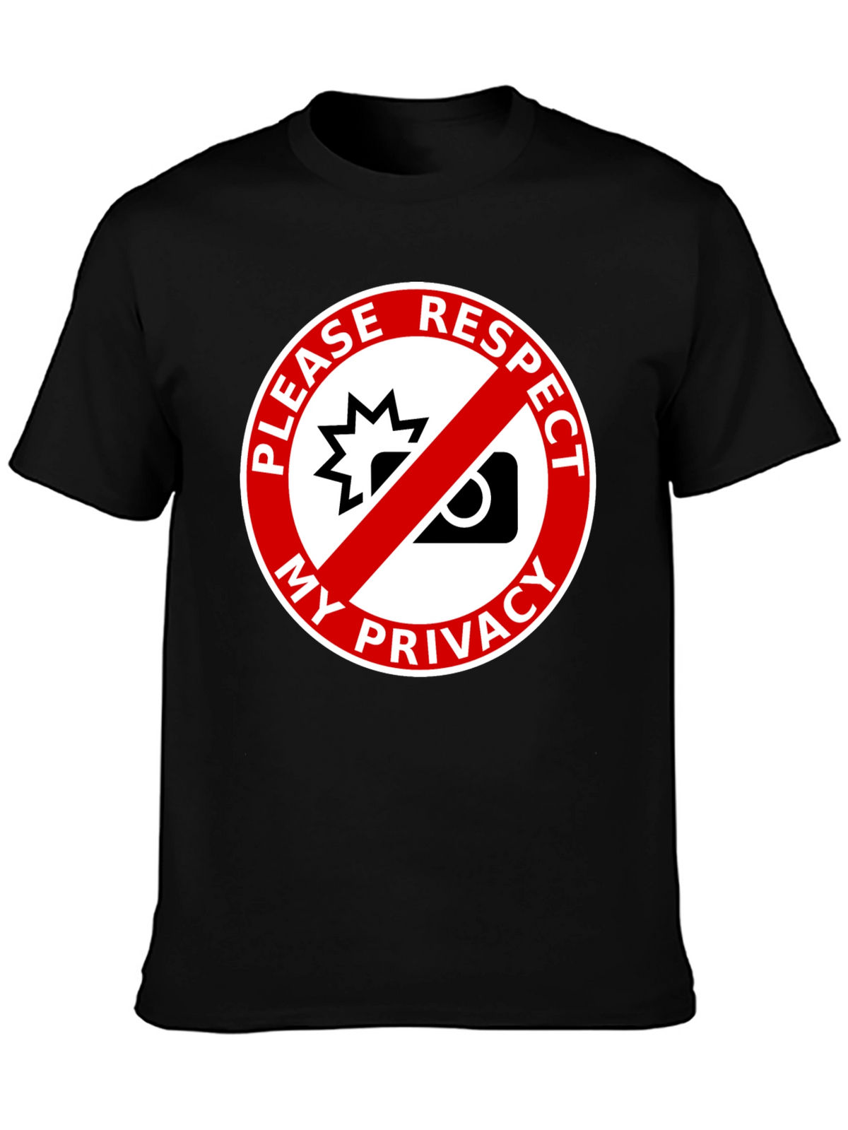 Respect My Privacy Graphic Tee - Anti-Paparazzi Shirt