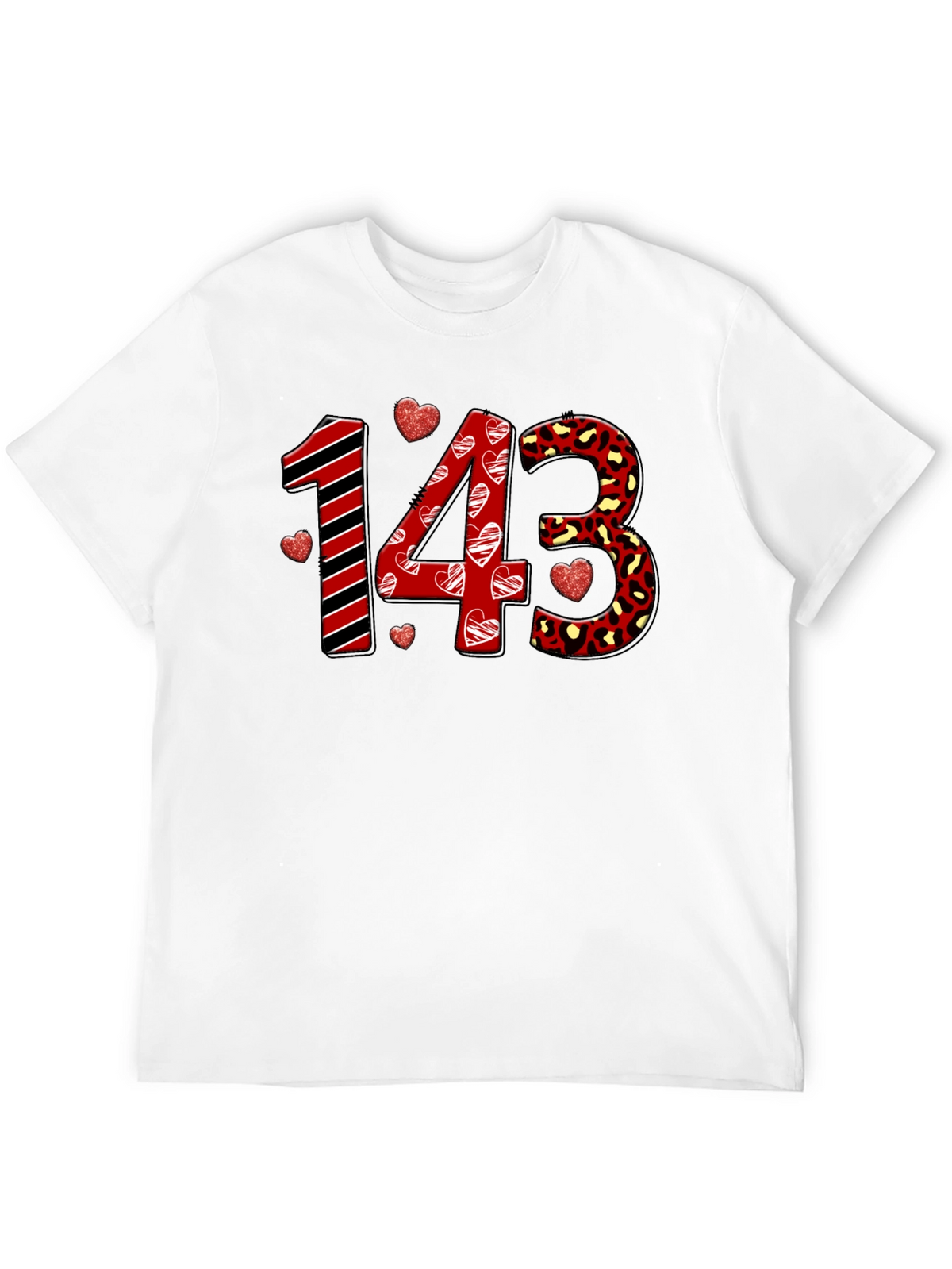 Valentines Day 143 Graphic T-Shirt