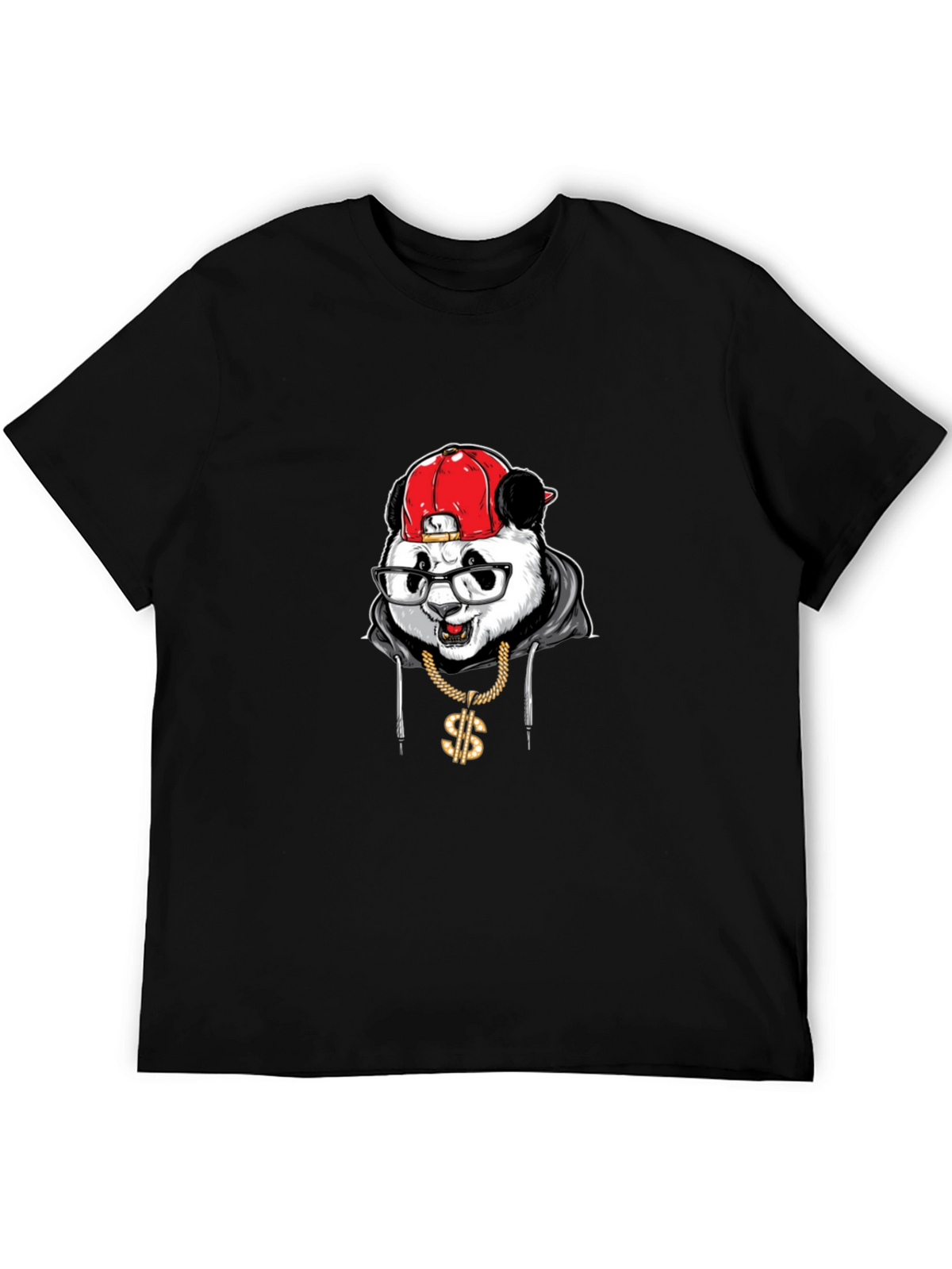 Cool Panda Graphic T-Shirt