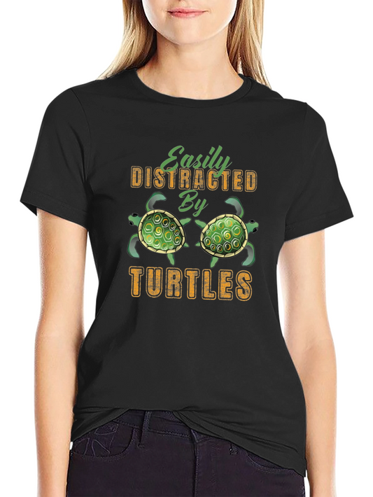 Easily Distracted by Turtles T-Shirt