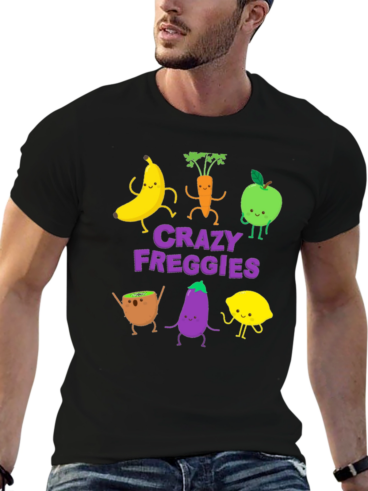 Crazy Freggies Graphic T-Shirt
