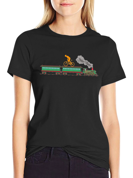 Train Bike Ride T-Shirt
