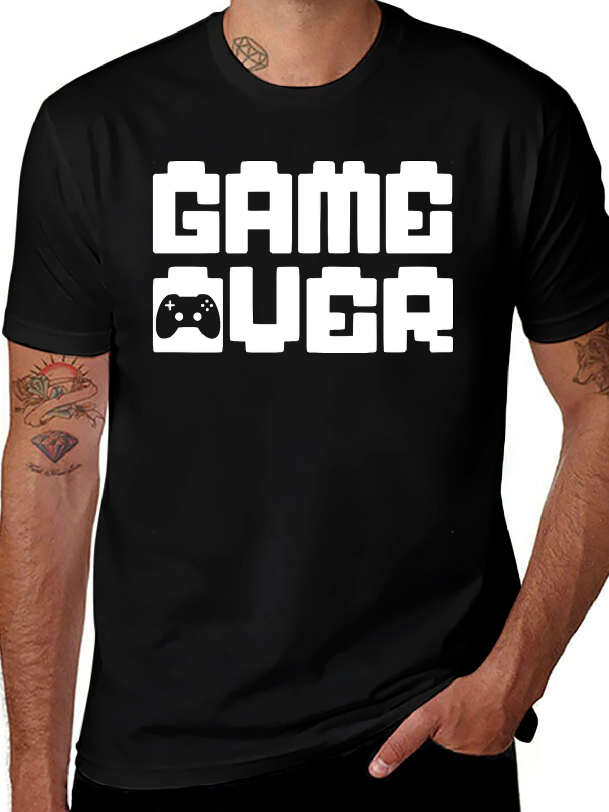 Game Over Graphic Tee - Gamer T-Shirt
