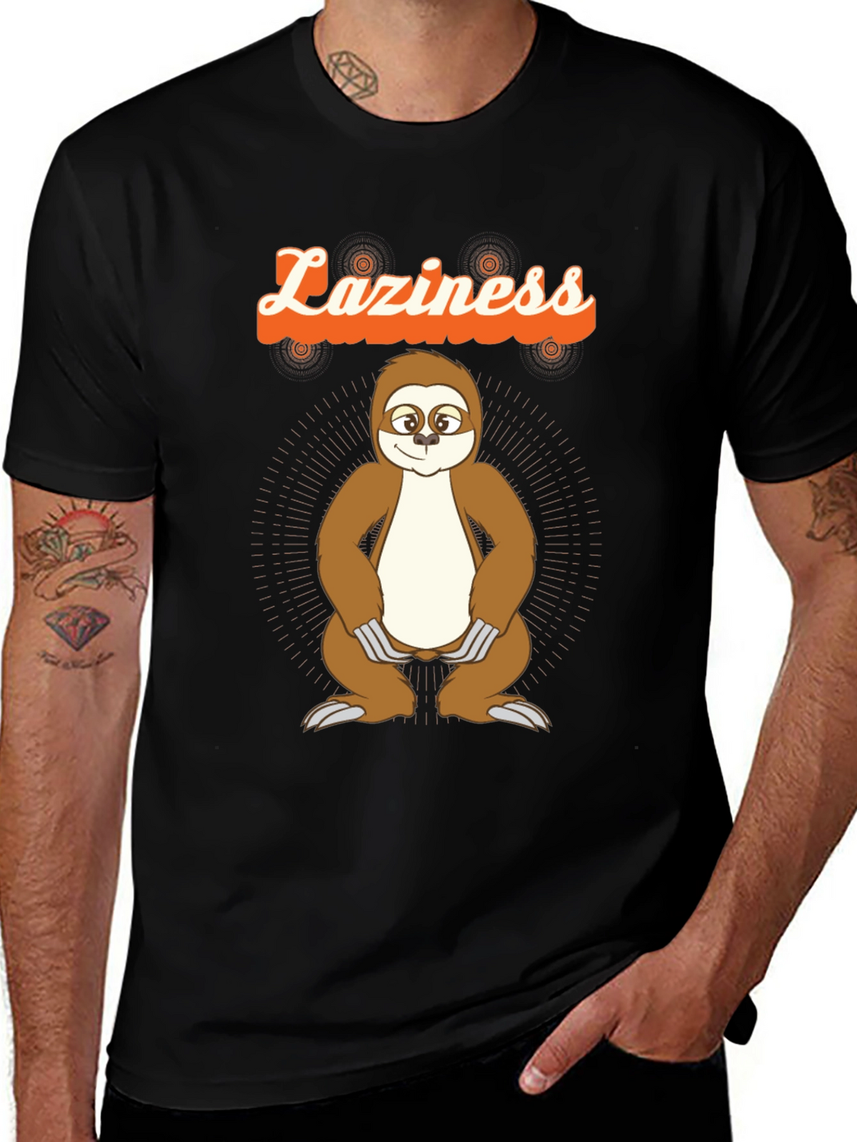 Funny Laziness Sloth Graphic T-Shirt