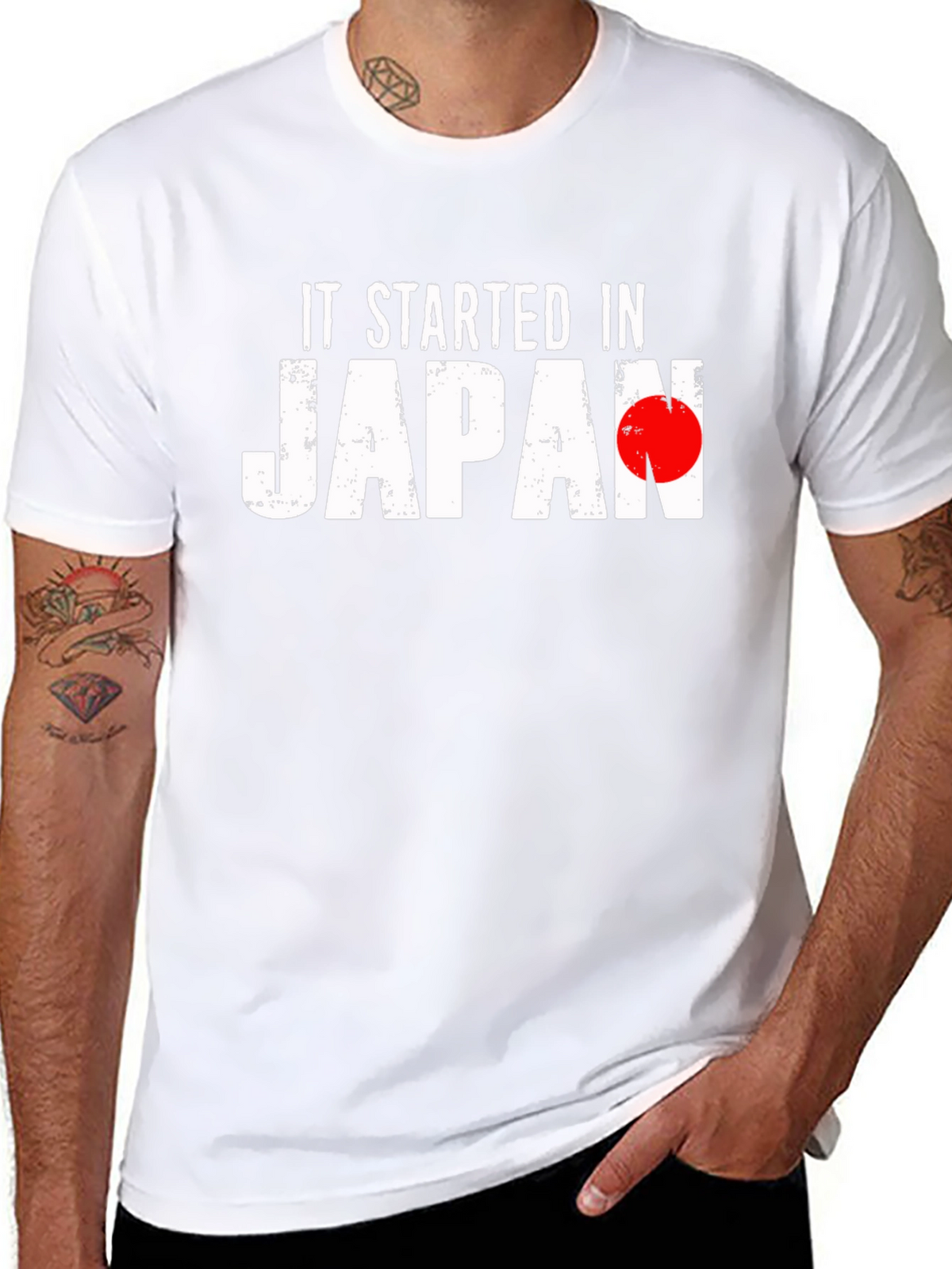 It Started in Japan Black T-Shirt