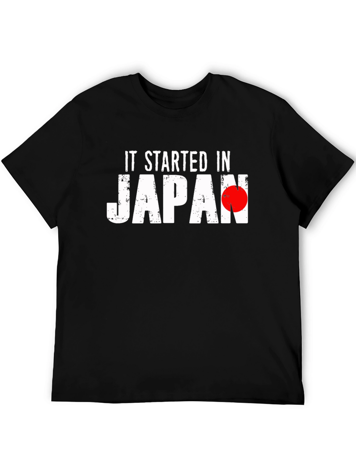 It Started in Japan Black T-Shirt