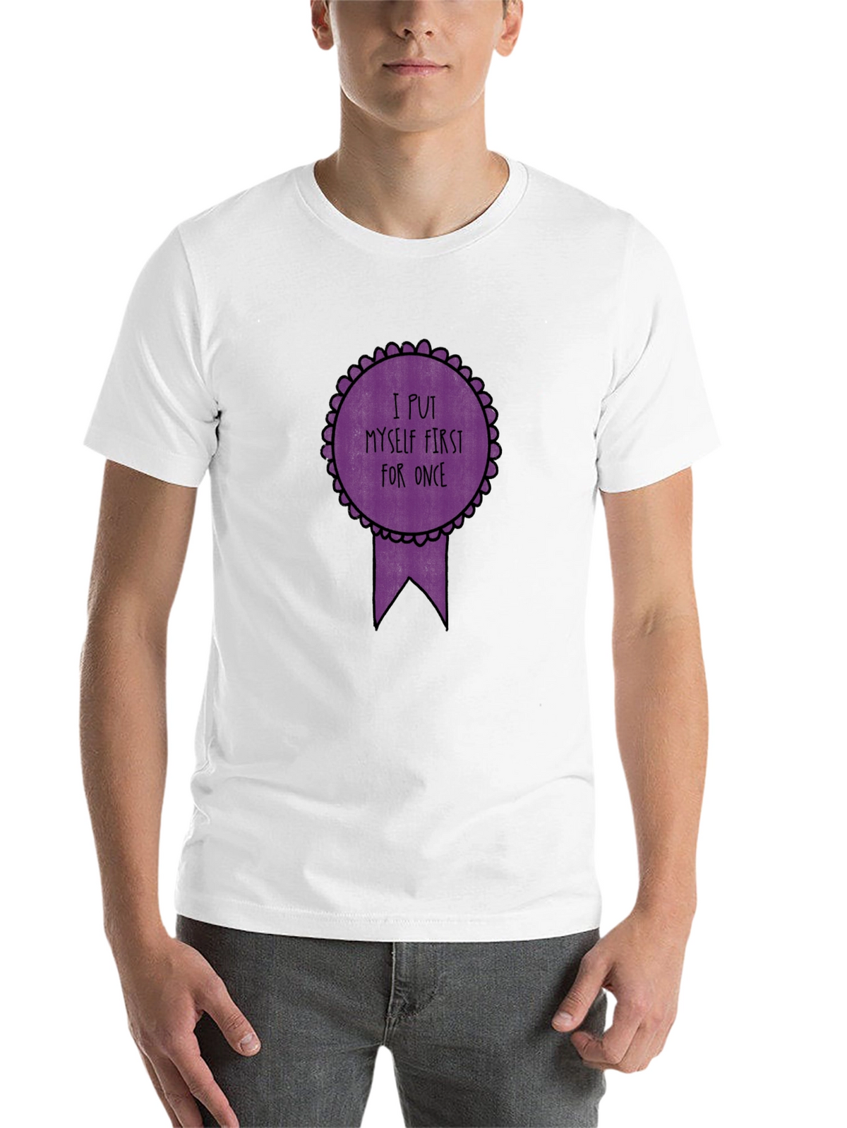 Self-Care T-Shirt - I Put Myself First Black Tee