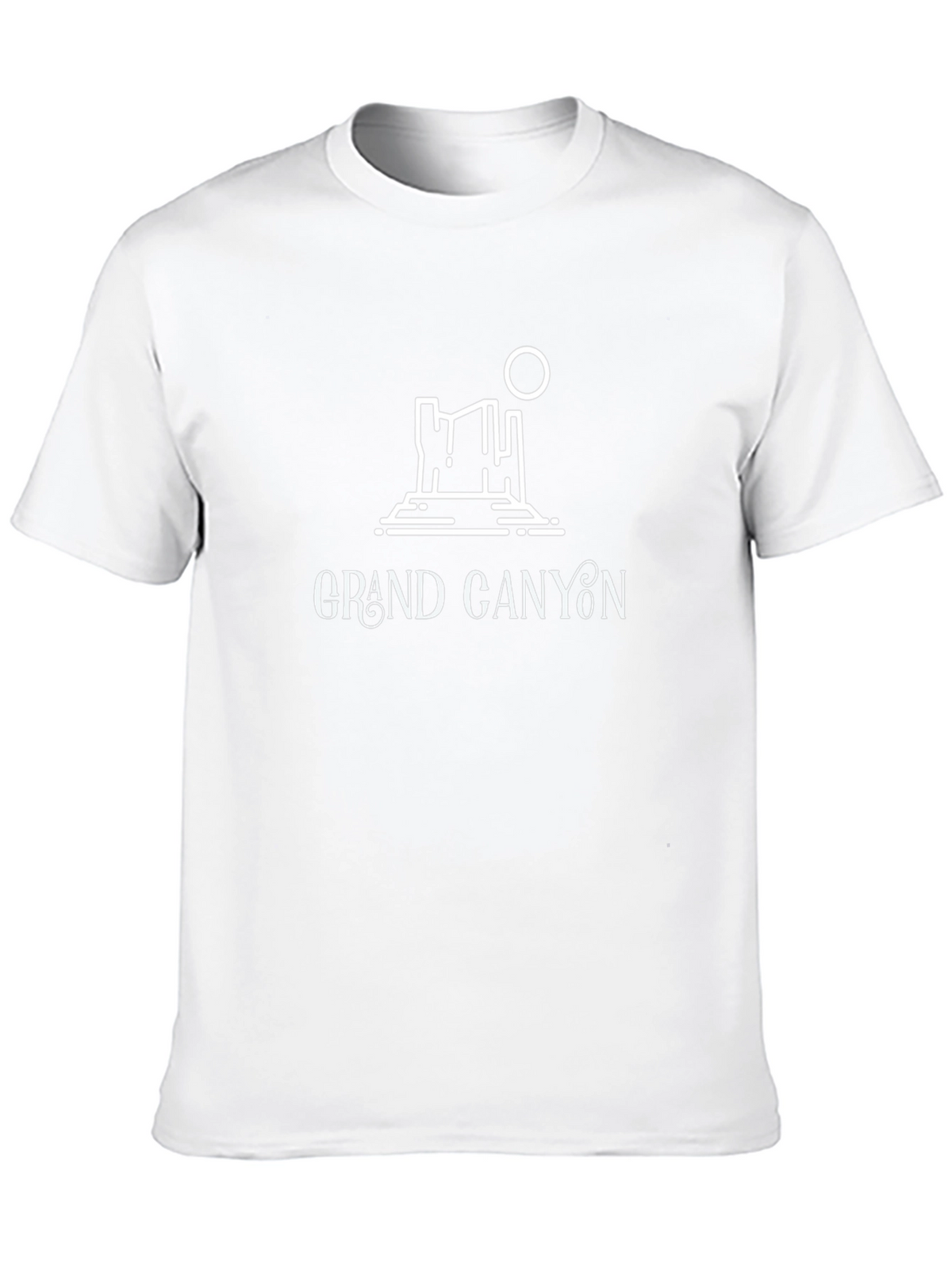 Grand Canyon Graphic Tee - Black Cotton T-Shirt