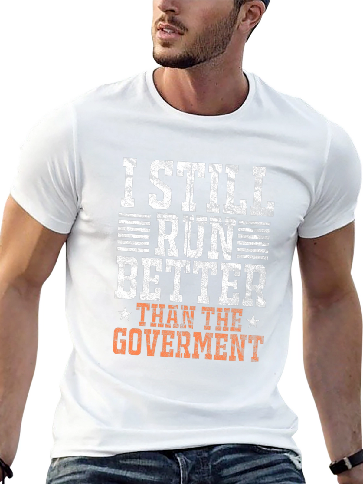 Funny Political Runner T-Shirt