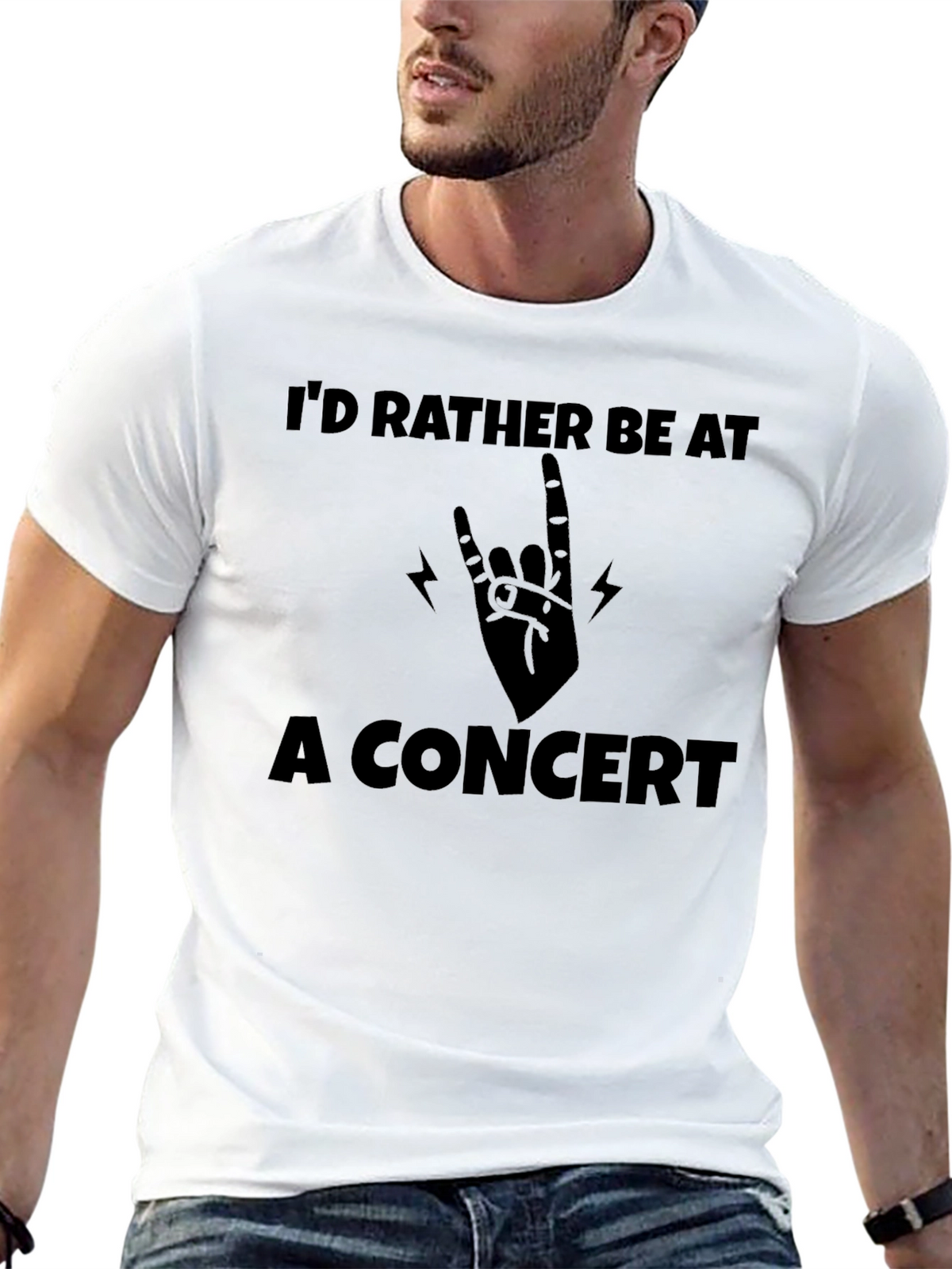 Concert Lover Black T-Shirt