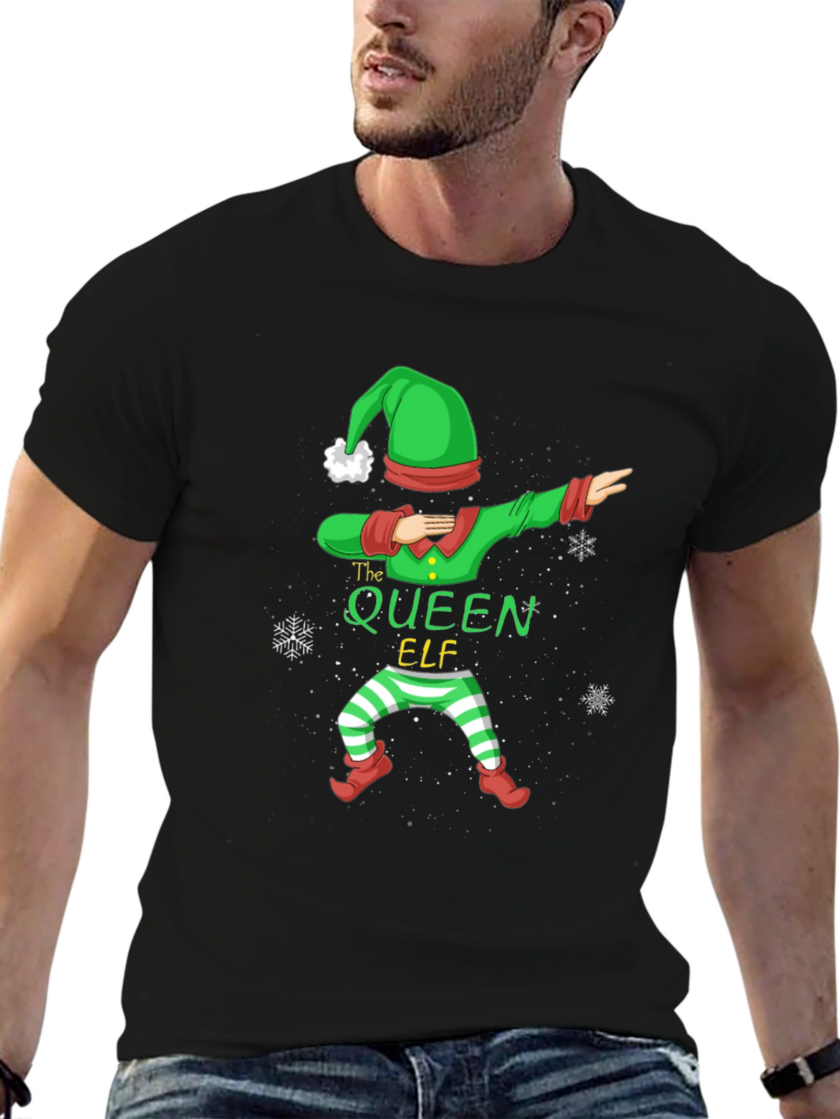 The Queen Elf Dabbing Christmas T-Shirt
