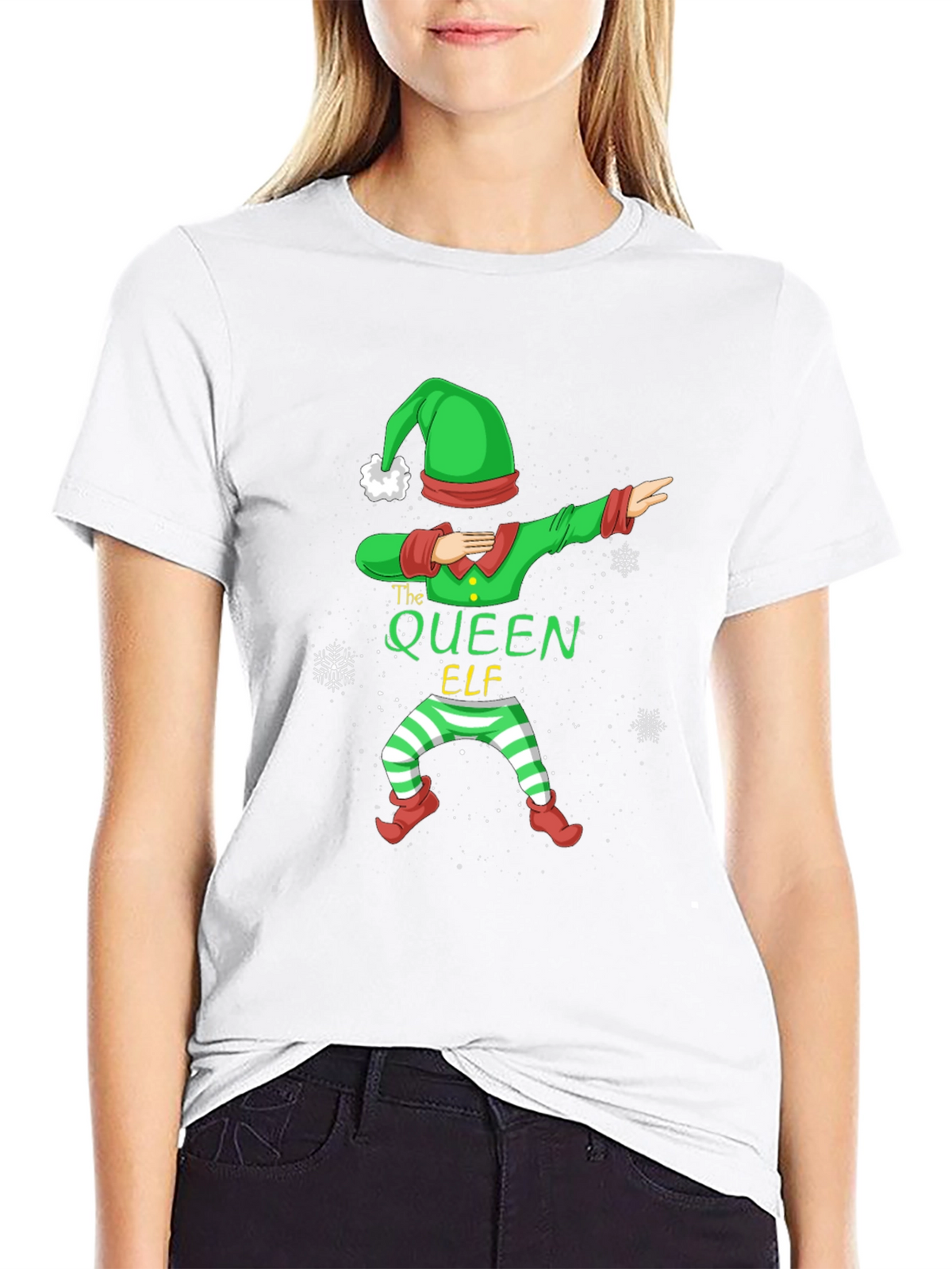 The Queen Elf Dabbing Christmas T-Shirt