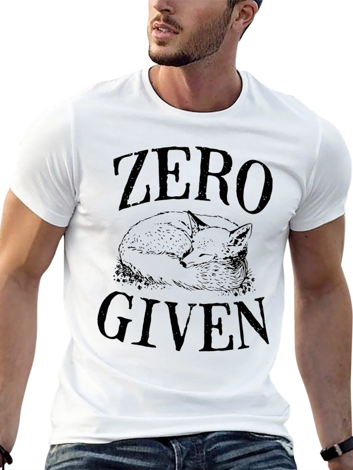 Zero Fox Given T-Shirt - Mens Black Graphic Tee