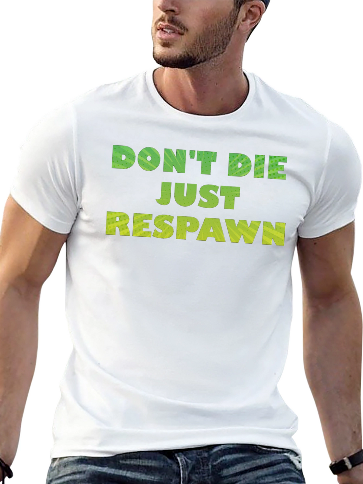 Dont Die Just Respawn Gaming T-Shirt