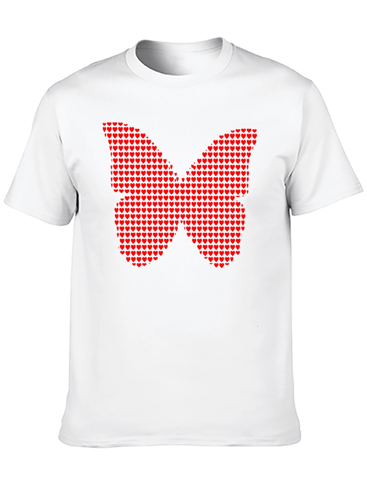 Heart Butterfly Graphic Tee - Trendy Style