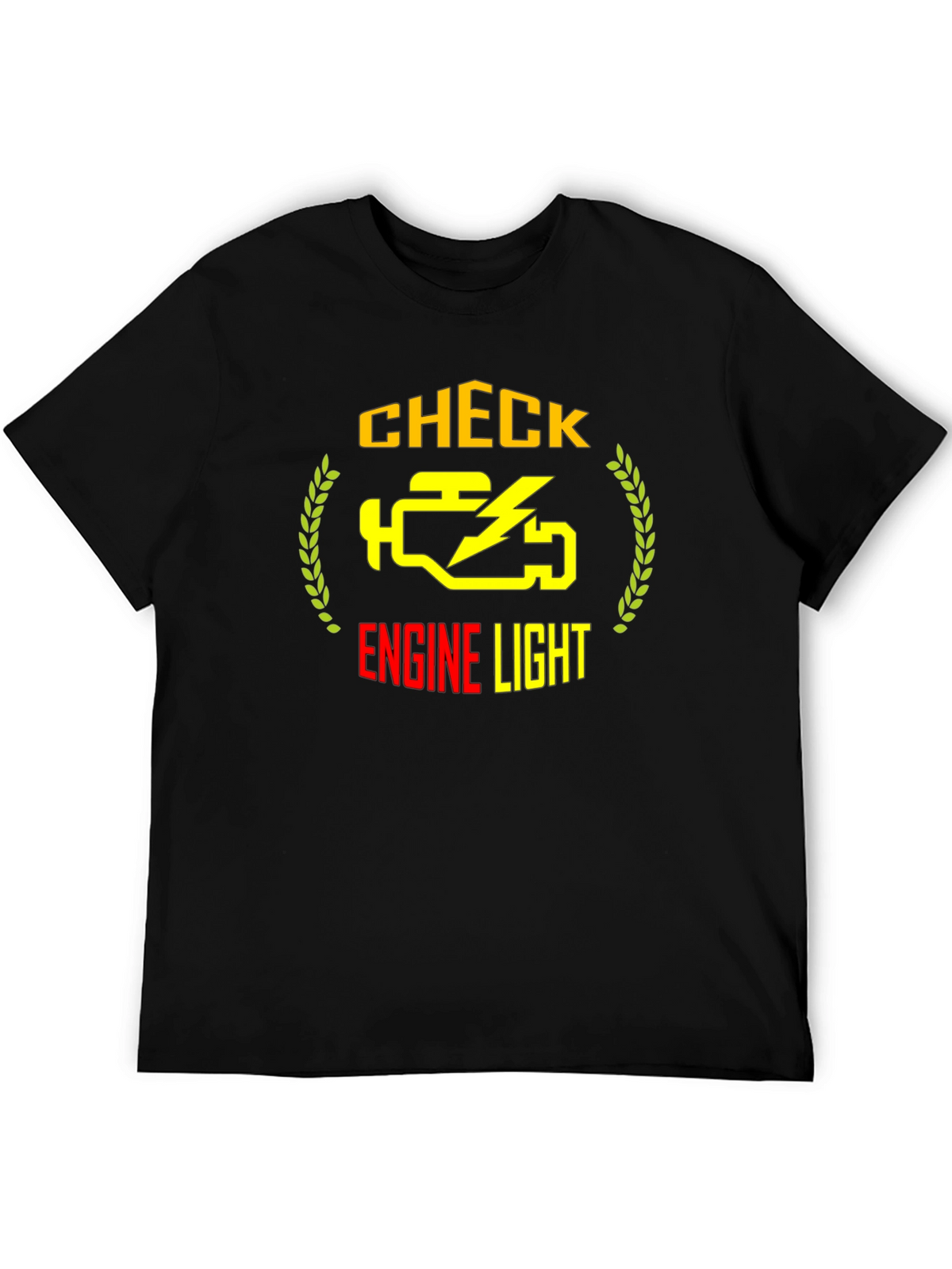 Check Engine Light Graphic Tee - Automotive Humor