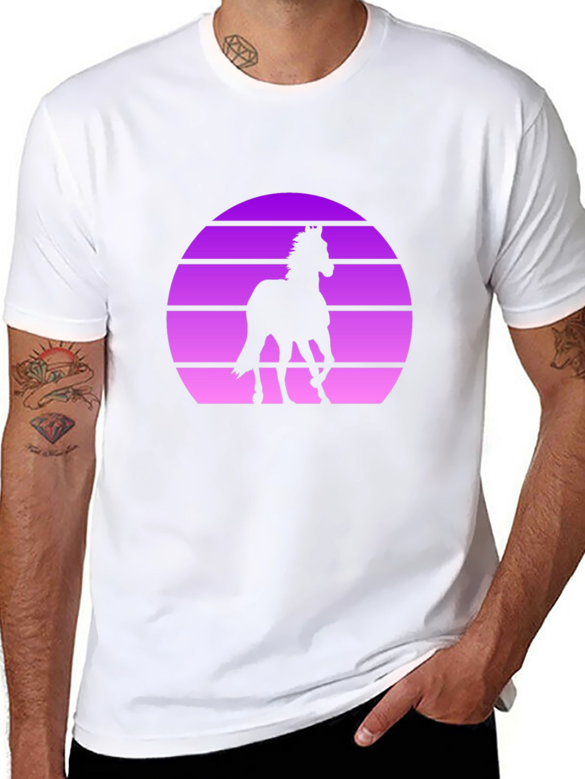 Retro Horse Silhouette T-Shirt