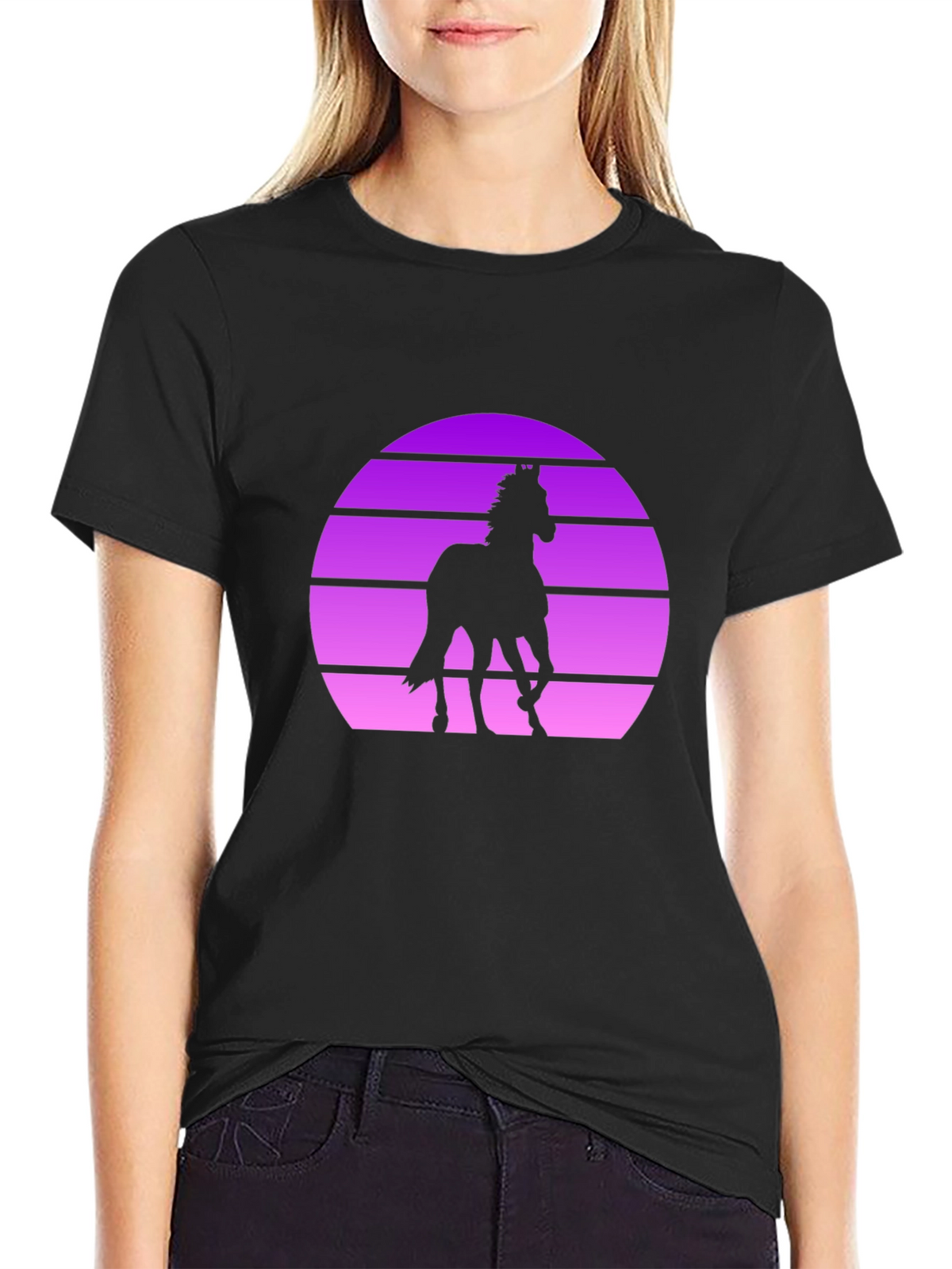 Retro Horse Silhouette T-Shirt