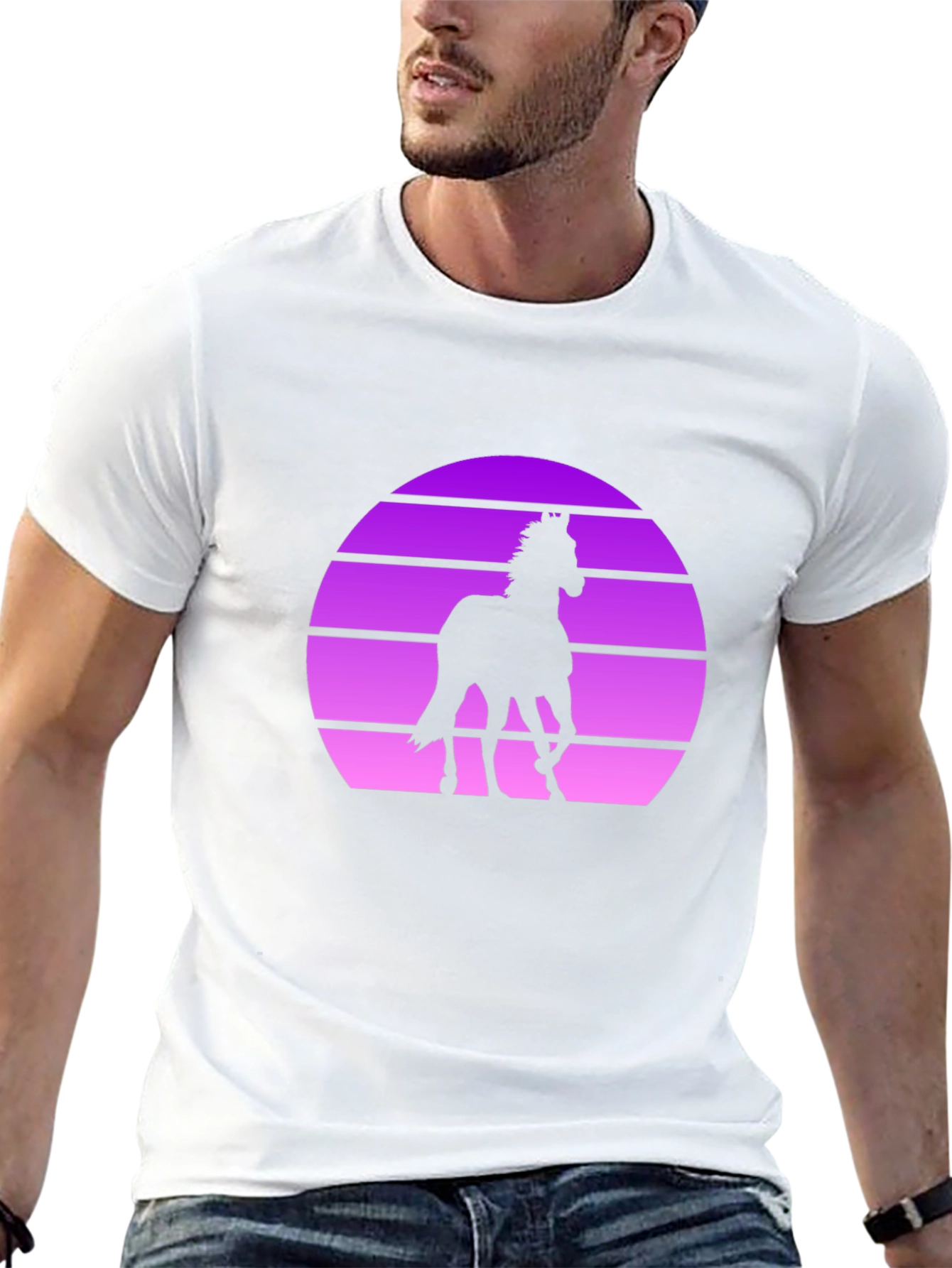 Retro Horse Silhouette T-Shirt