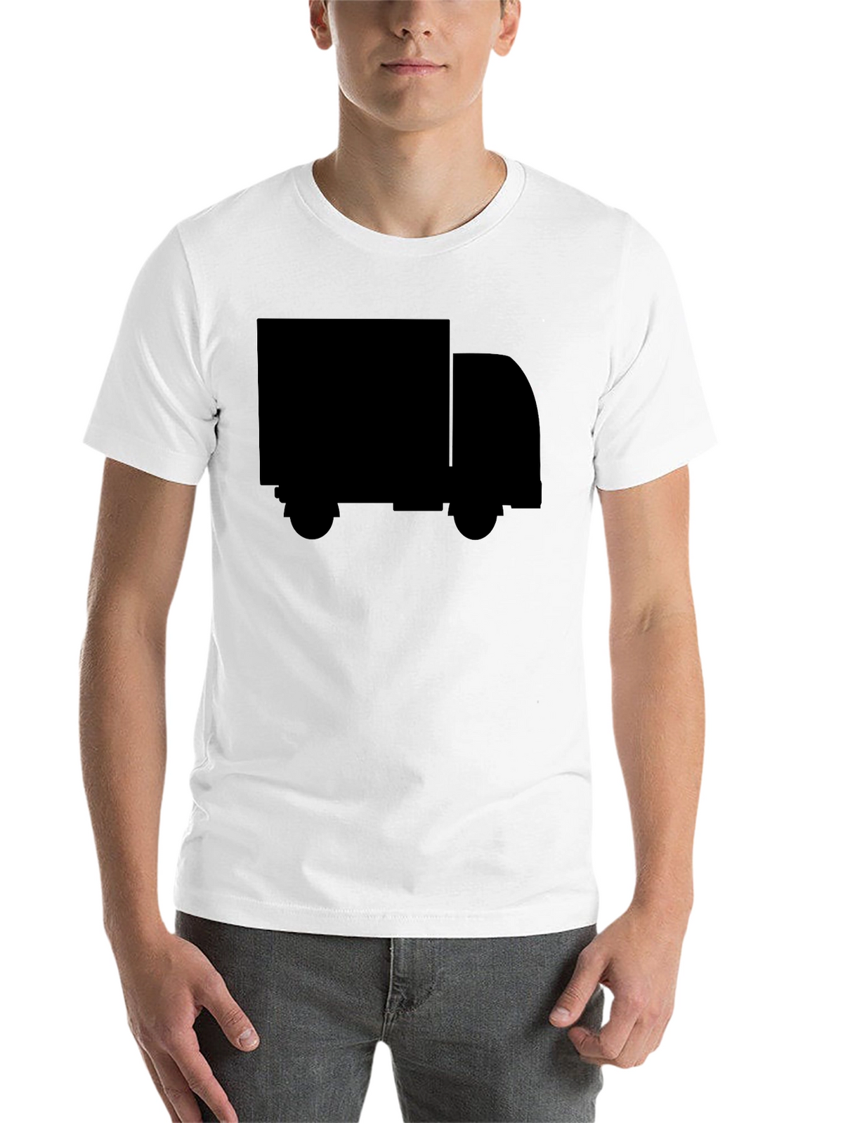 Black Truck Graphic Tee - Mens Casual Top