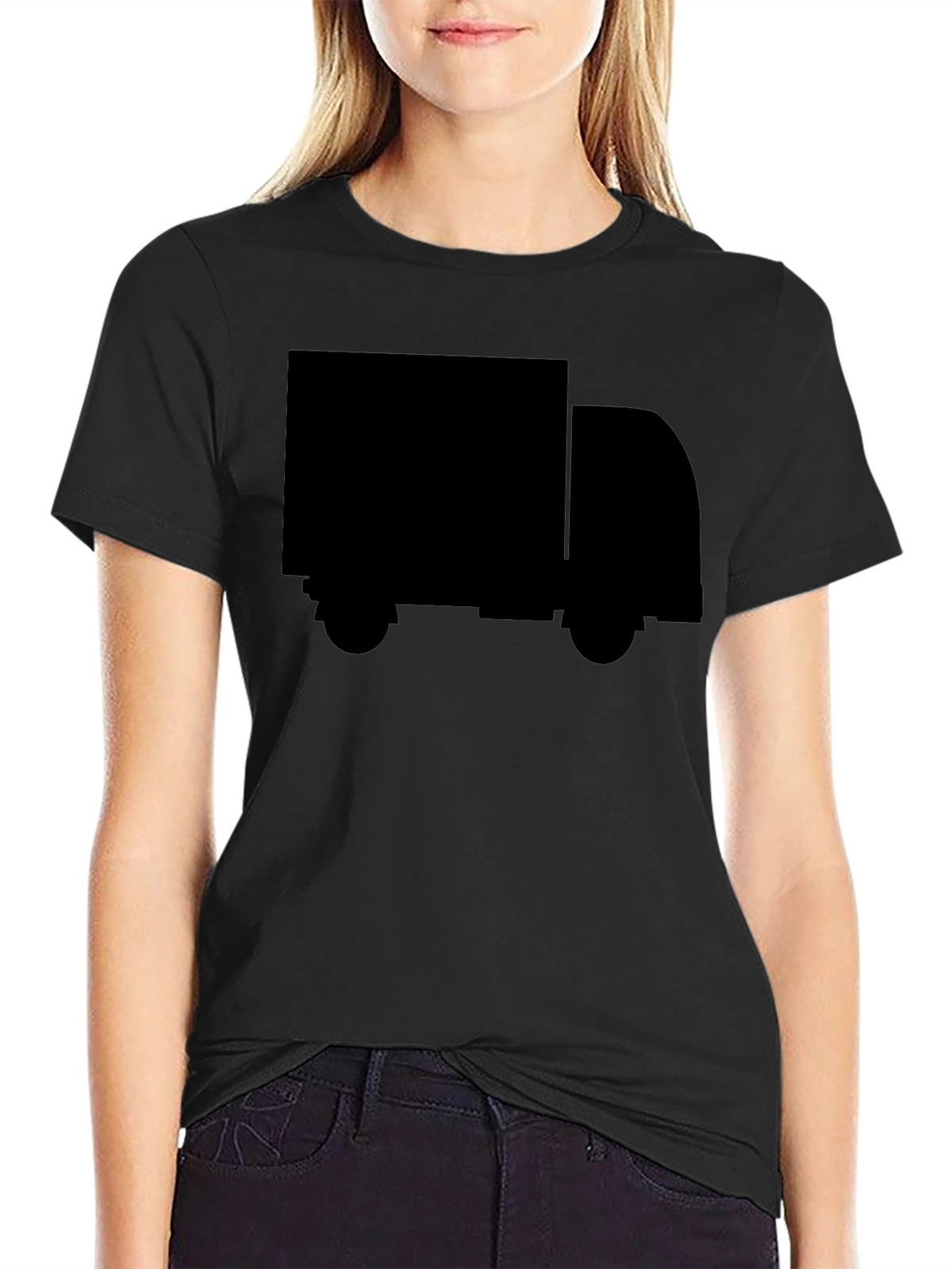 Black Truck Graphic Tee - Mens Casual Top