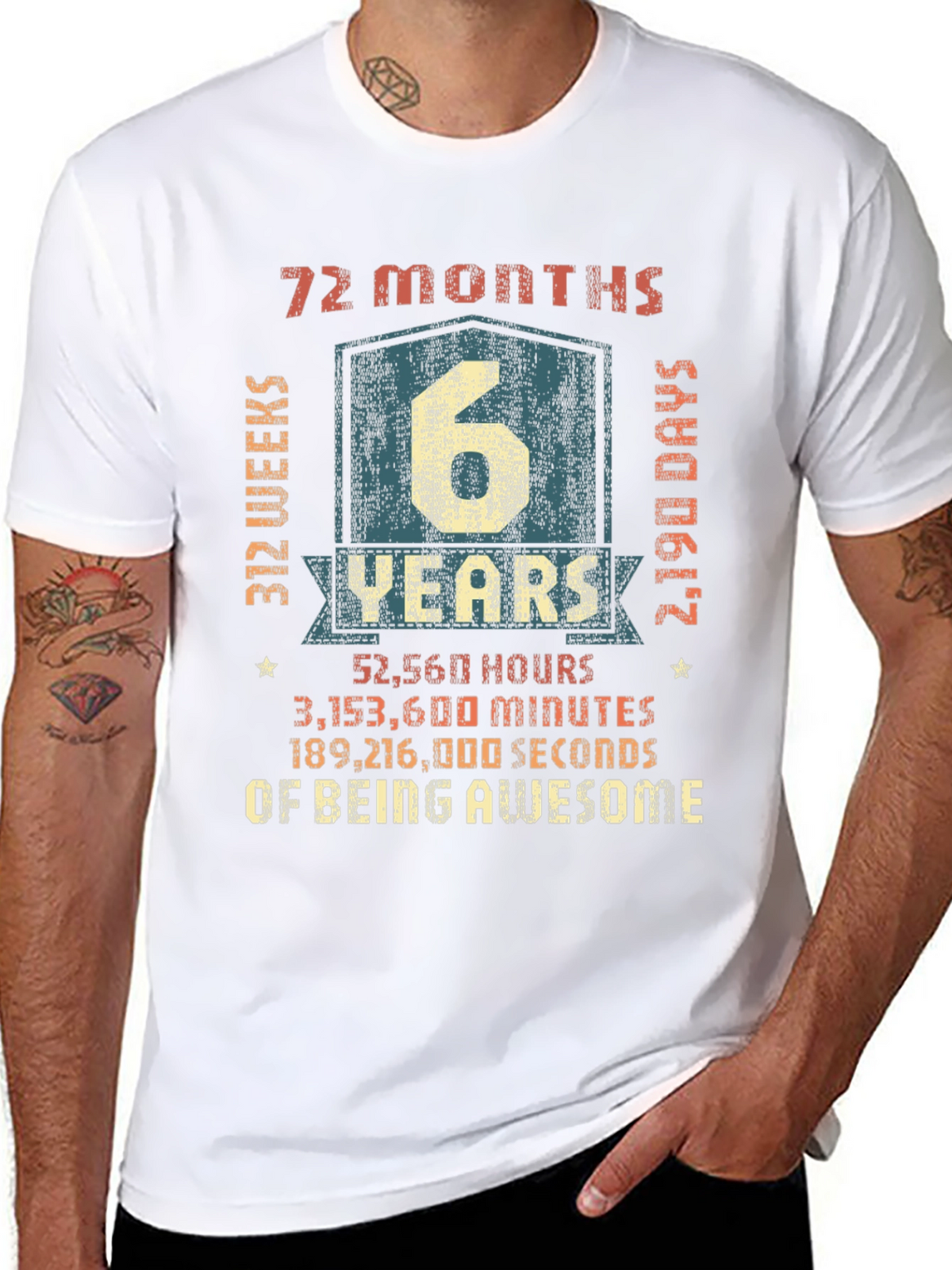 6 Years of Being Awesome T-Shirt