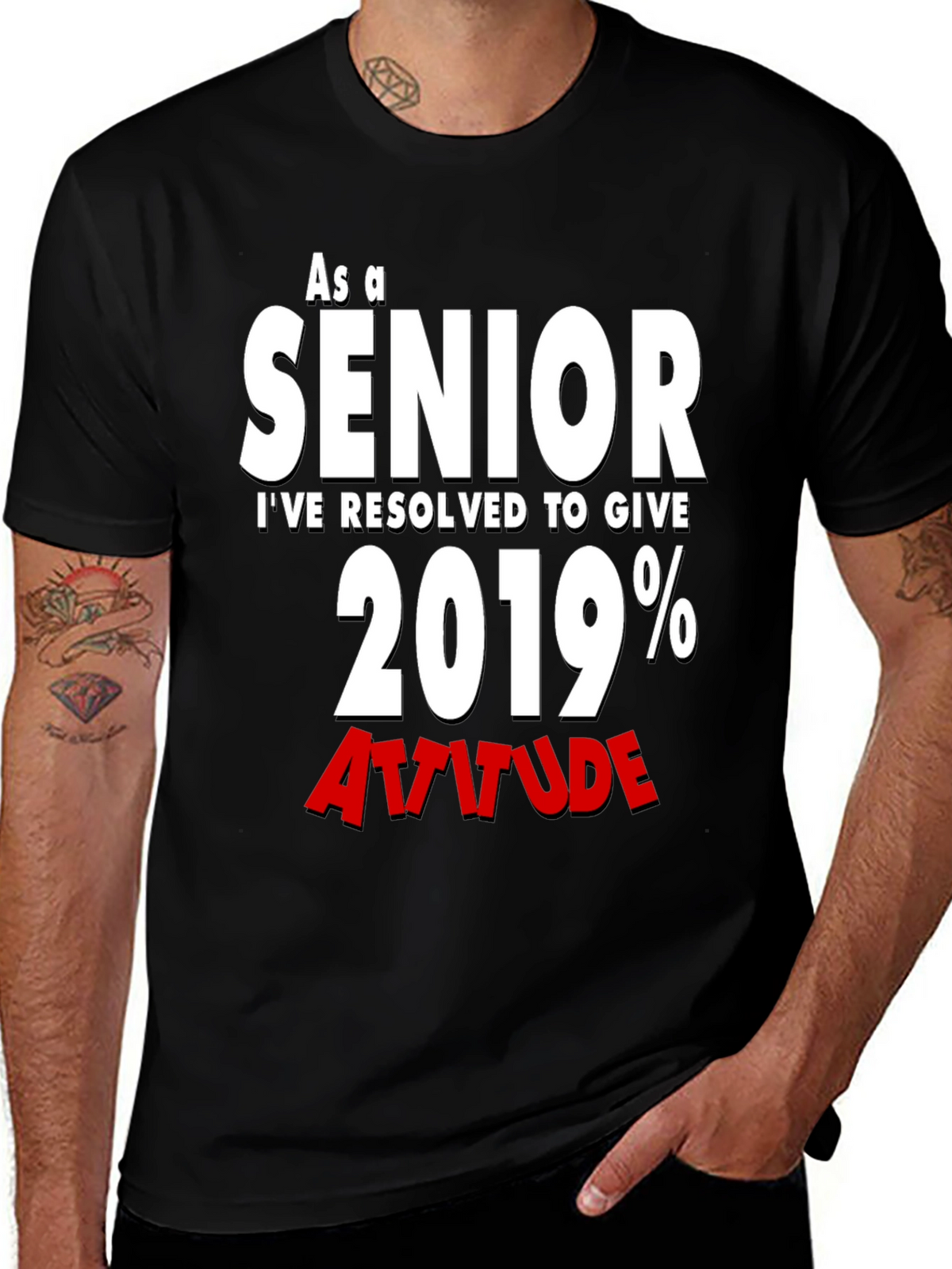 Senior 2019 Attitude T-Shirt