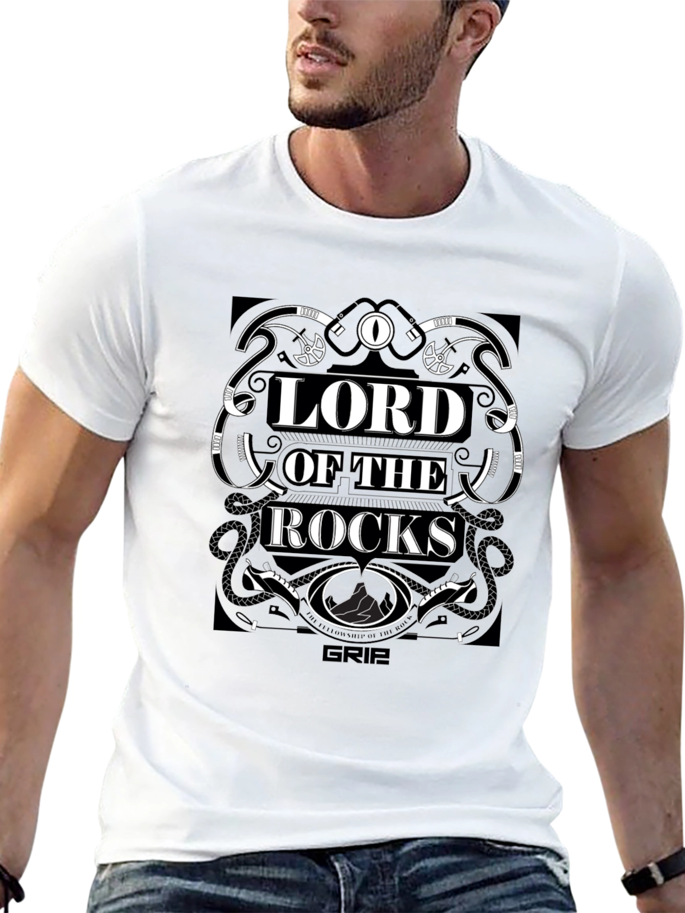 Lord of the Rocks Graphic T-Shirt - Black