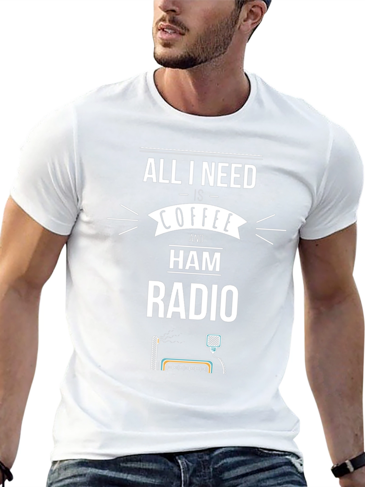 Coffee & Ham Radio T-Shirt - All I Need