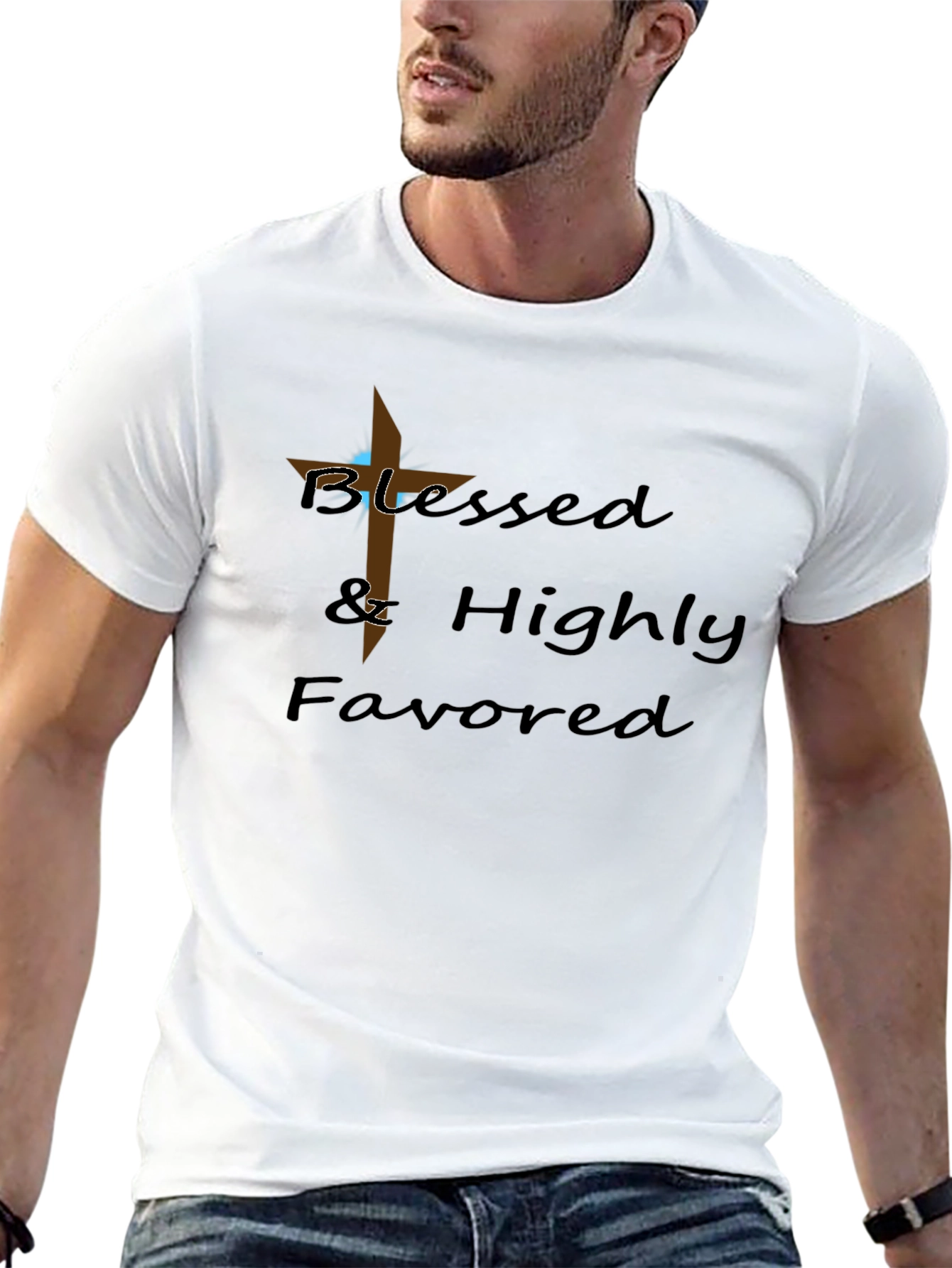 Blessed & Highly Favored T-Shirt - Christian Apparel