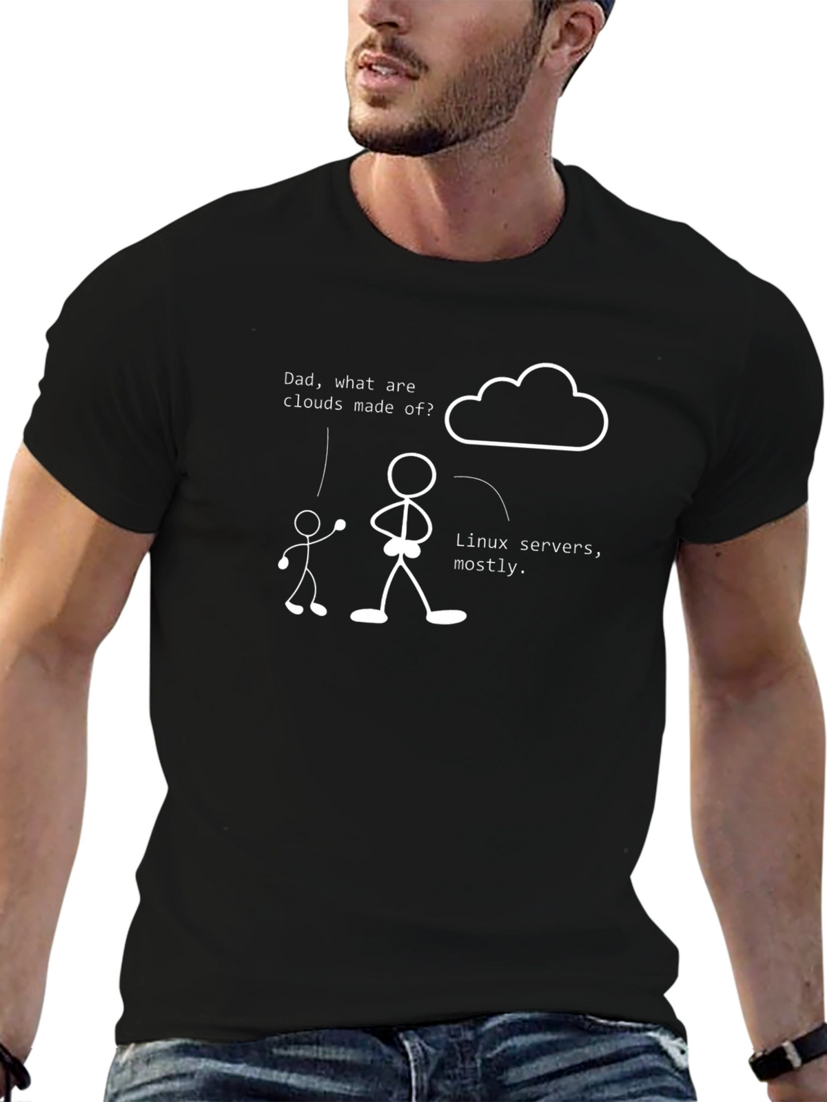 Linux Servers Cloud T-Shirt