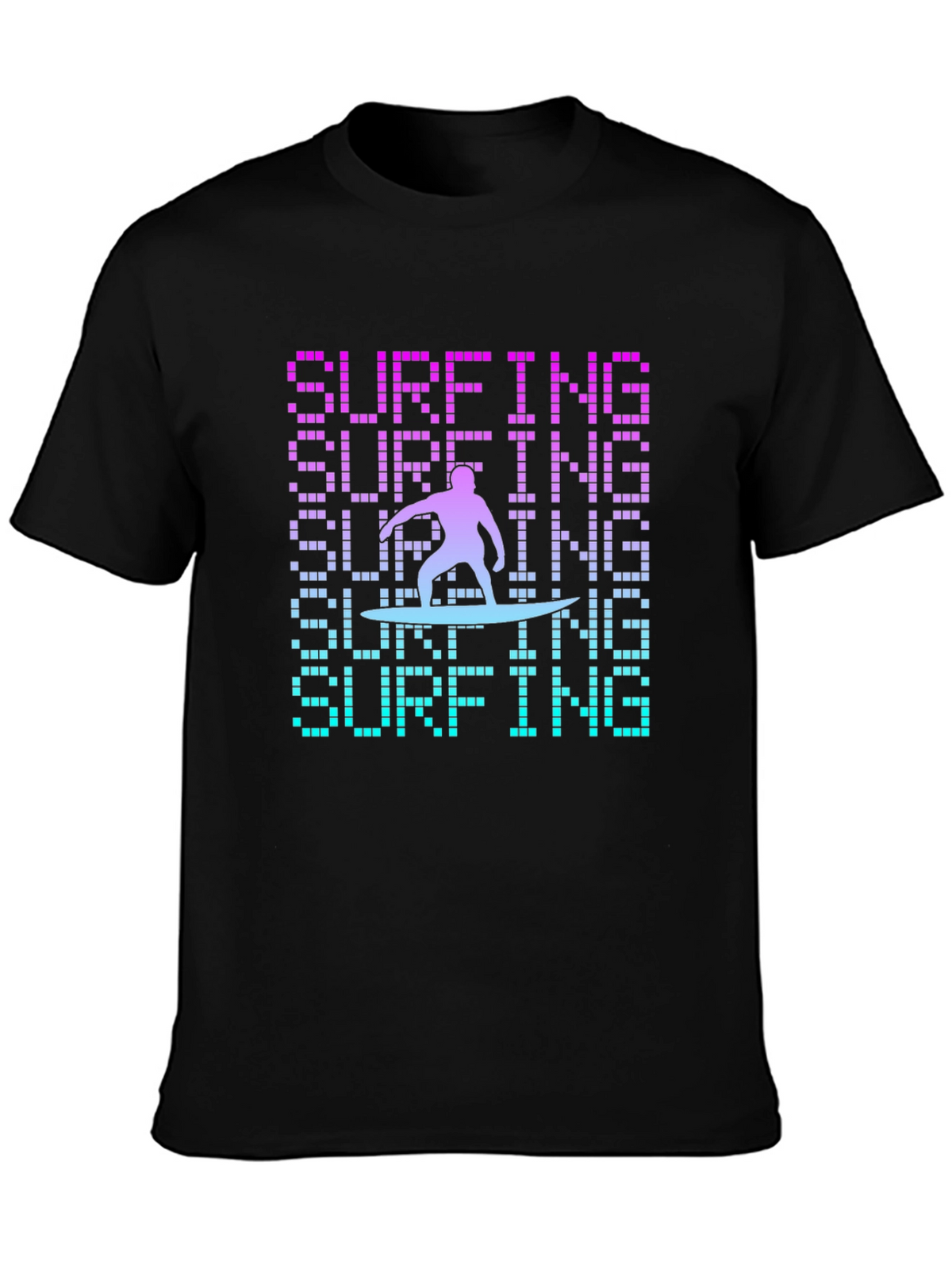 Surfing Graphic T-Shirt - Cool Design