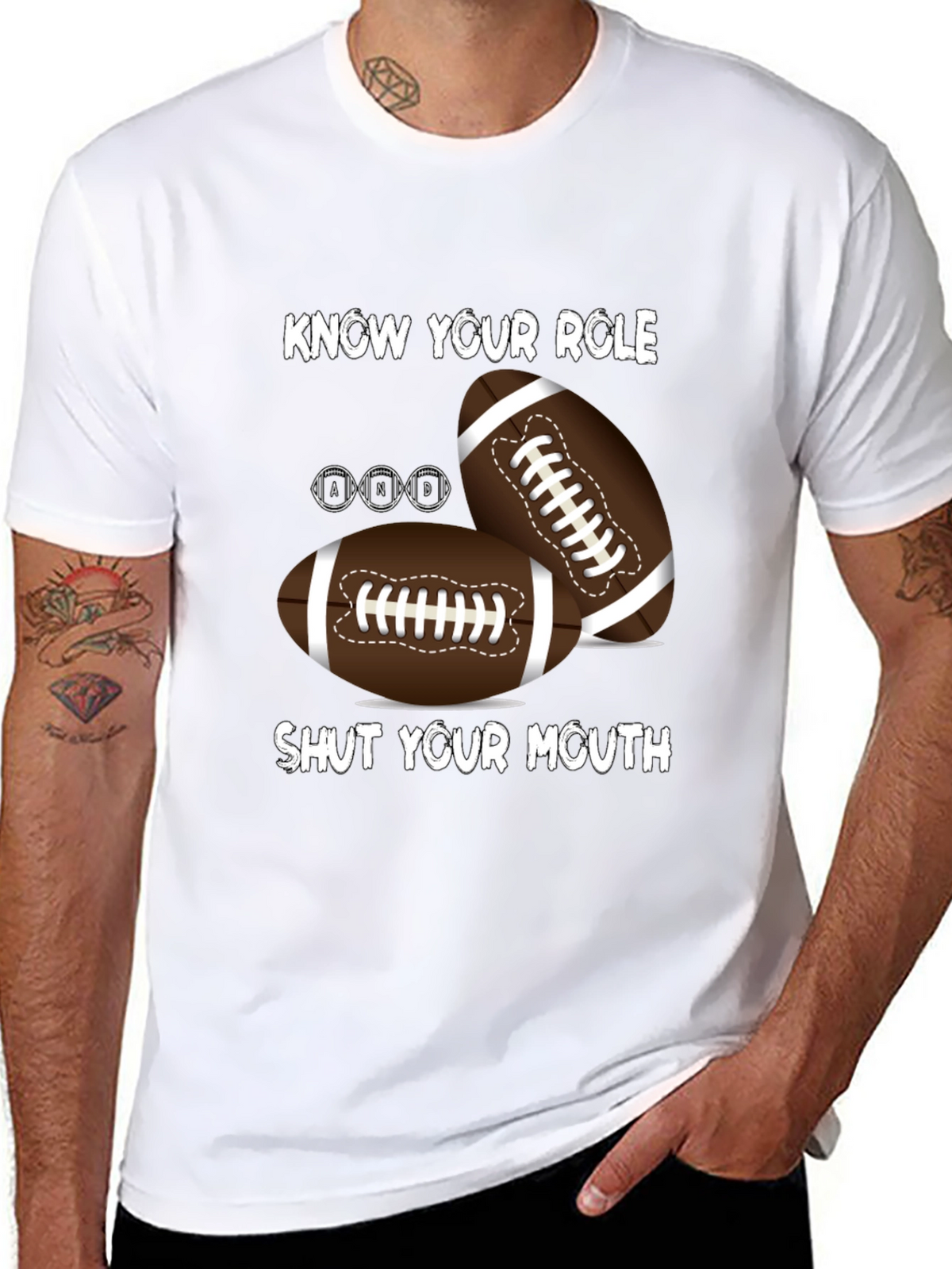 Know Your Role Football T-Shirt