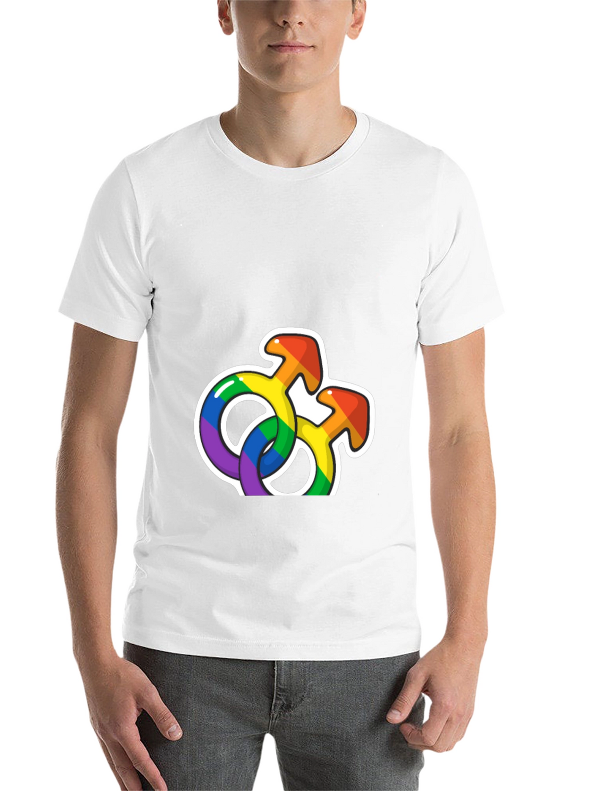 Rainbow Pride Symbols Graphic T-Shirt