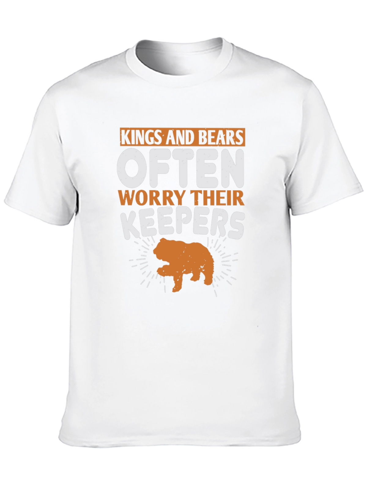 Kings and Bears Worry Their Keepers Black T-Shirt