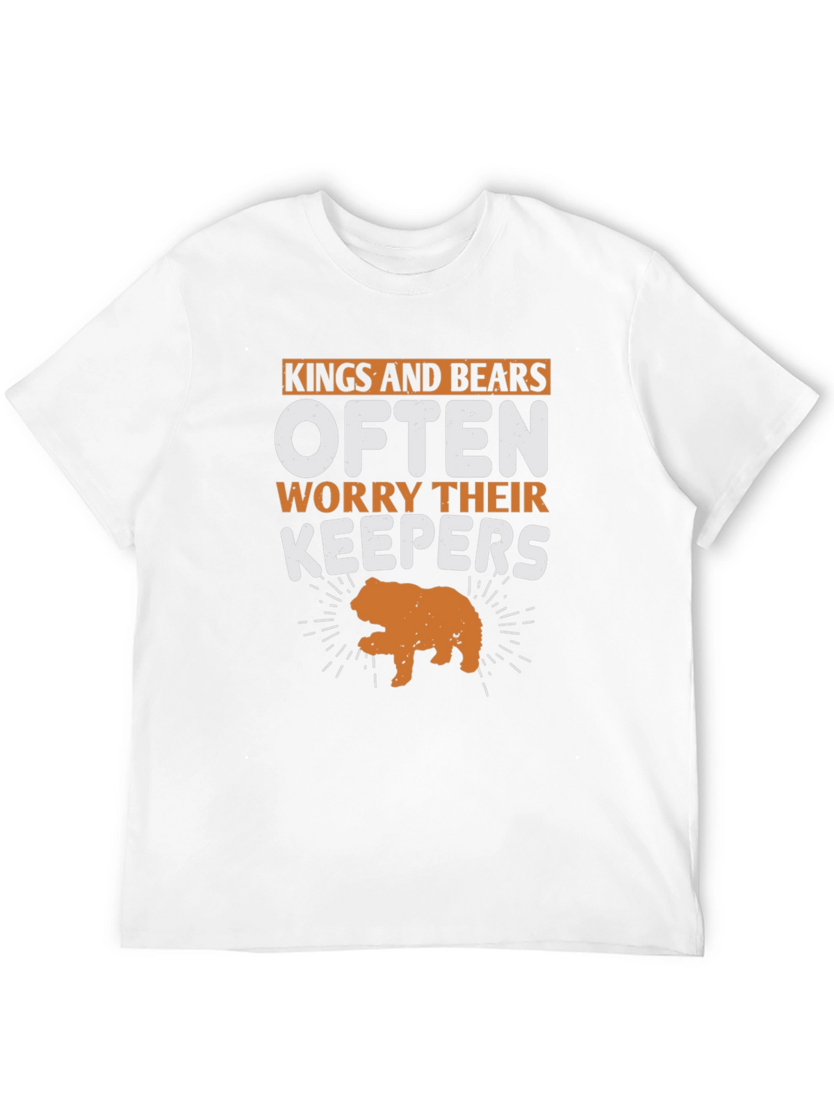 Kings and Bears Worry Their Keepers Black T-Shirt