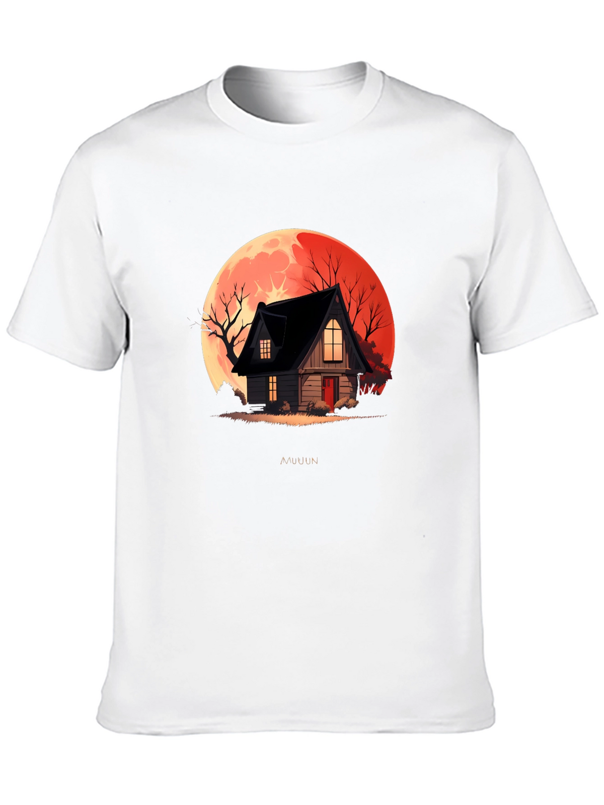 Spooky House Graphic T-Shirt