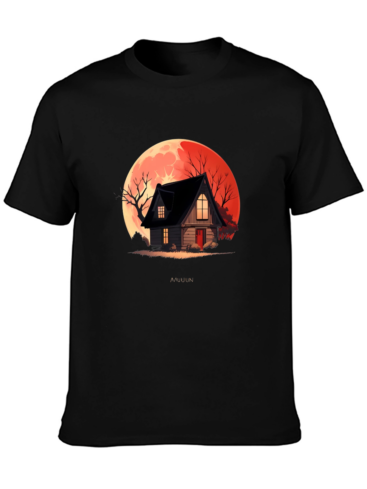 Spooky House Graphic T-Shirt